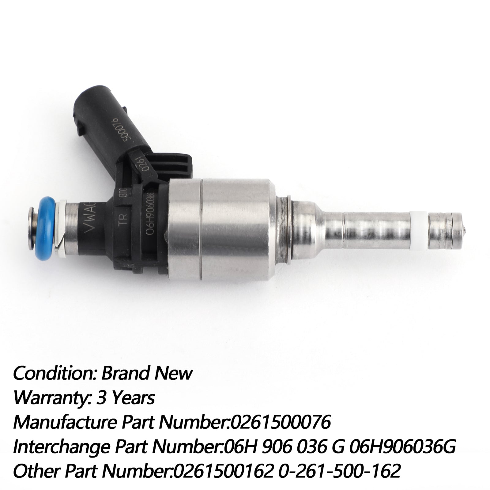 06H906036G Brandstofinjector Voor Audi A4 A3 A5 TT VW T5 Eos CC 2.0L Turbo 0261500076 Generiek