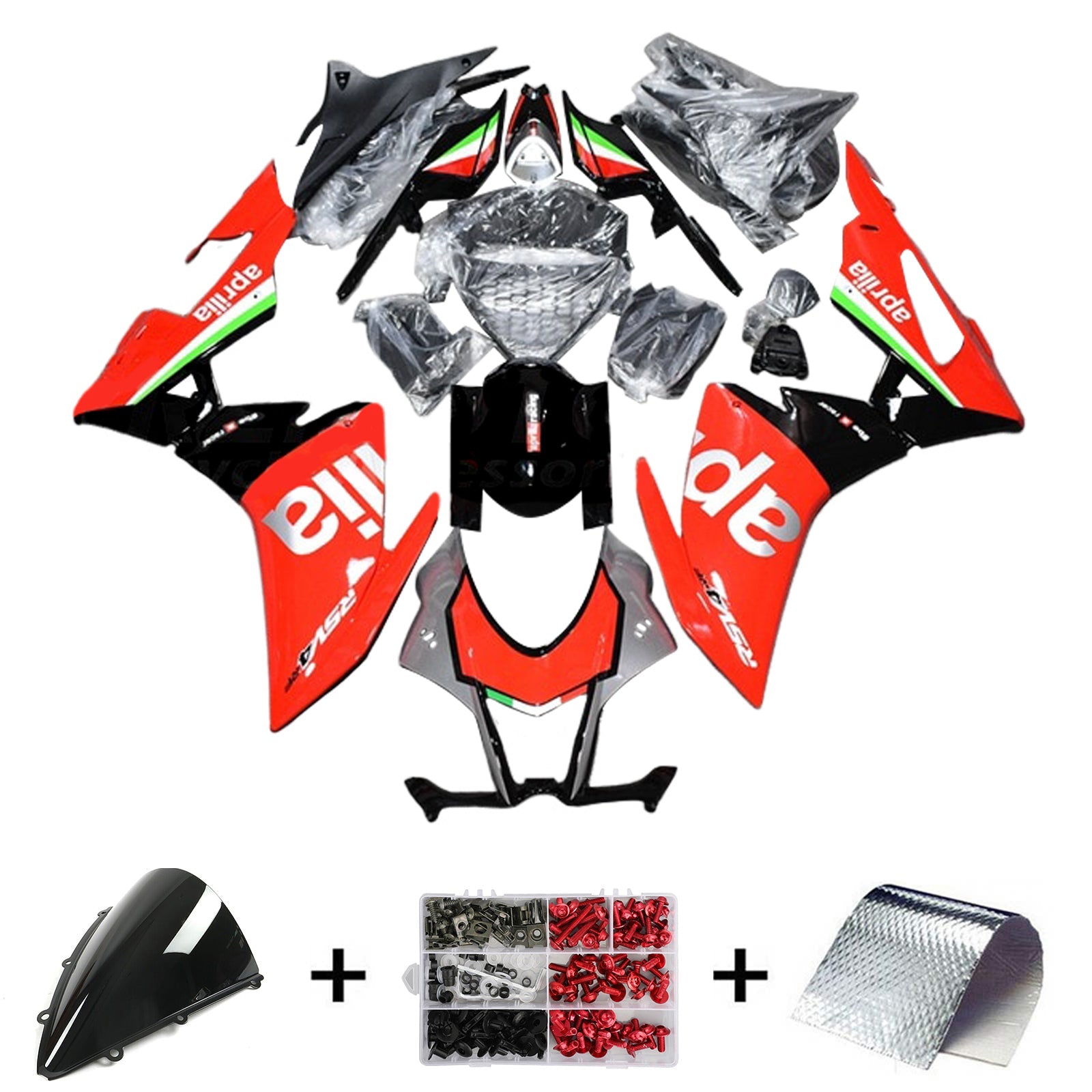 2016-2018 Aprilia RSV4 1000 Kit Carénage Carrosserie Plastique