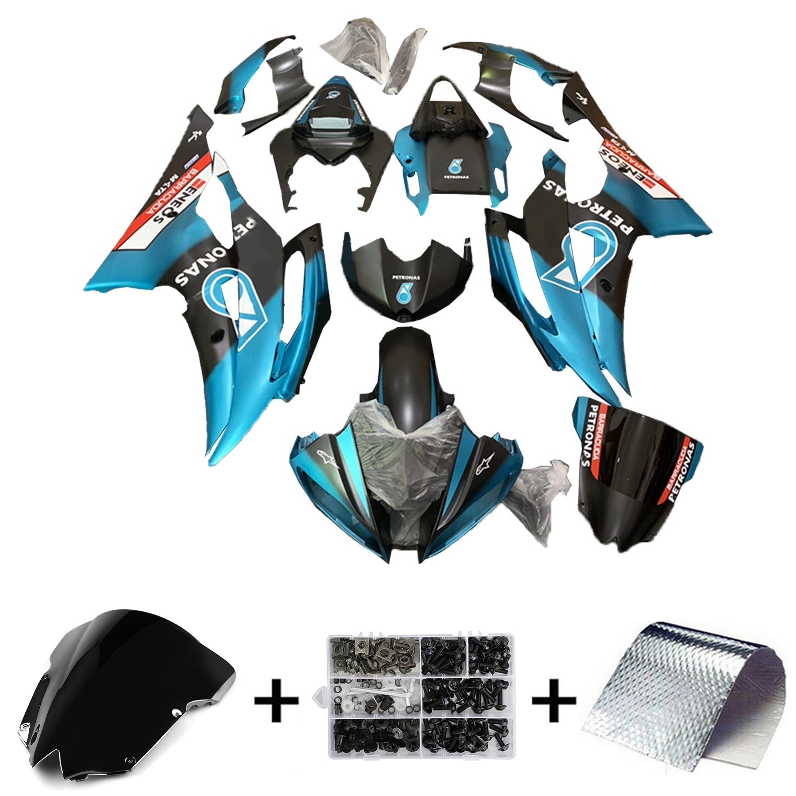 2008-2016 Yamaha YZF 600 R6 Kit de carenado Carrocería Plástico ABS