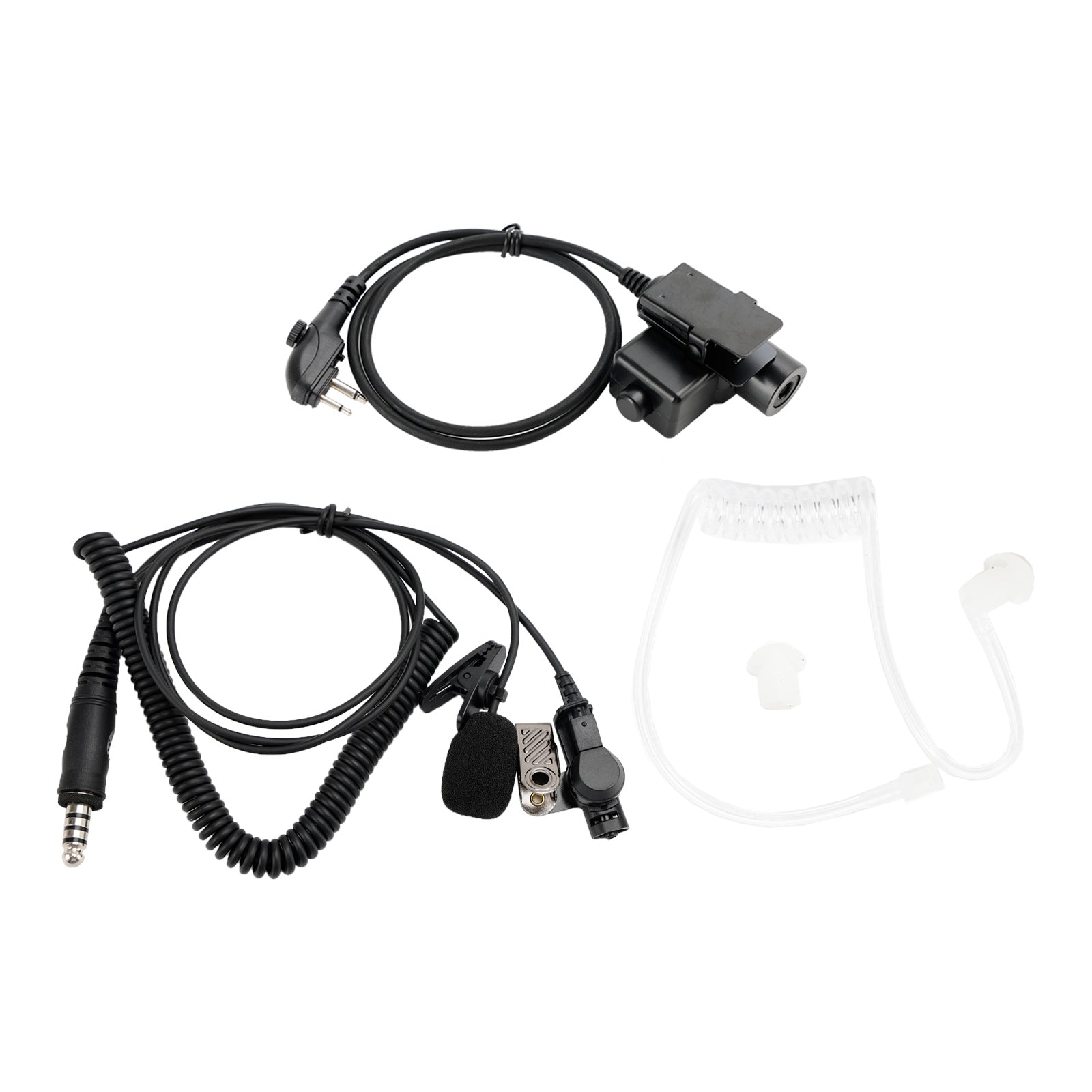 7.1-A3 transparante luchtbuis-headset met microfoon voor Hytera HYT TC-508 TC-510 TC-518