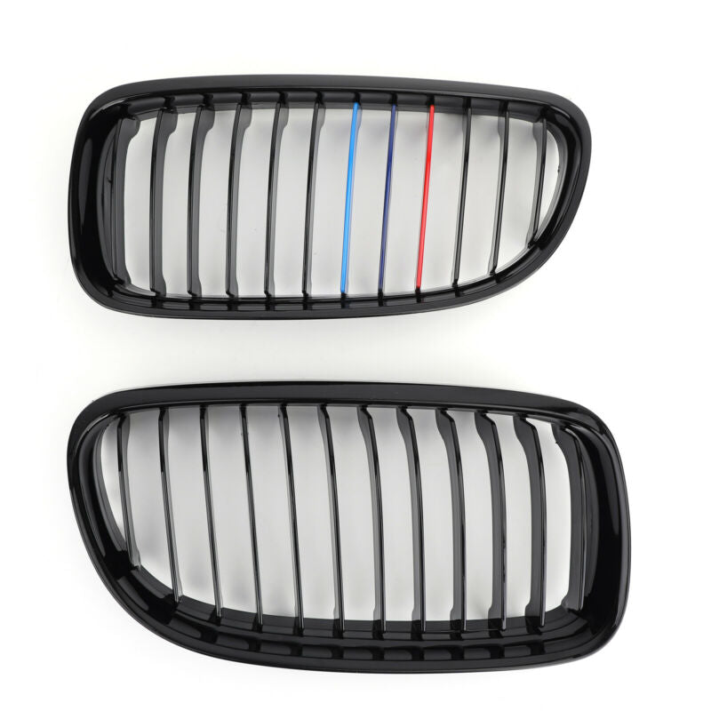 2009-2012 BMW E90 E91 LCI Front Kidney Grill Mesh Grille Nose Generic