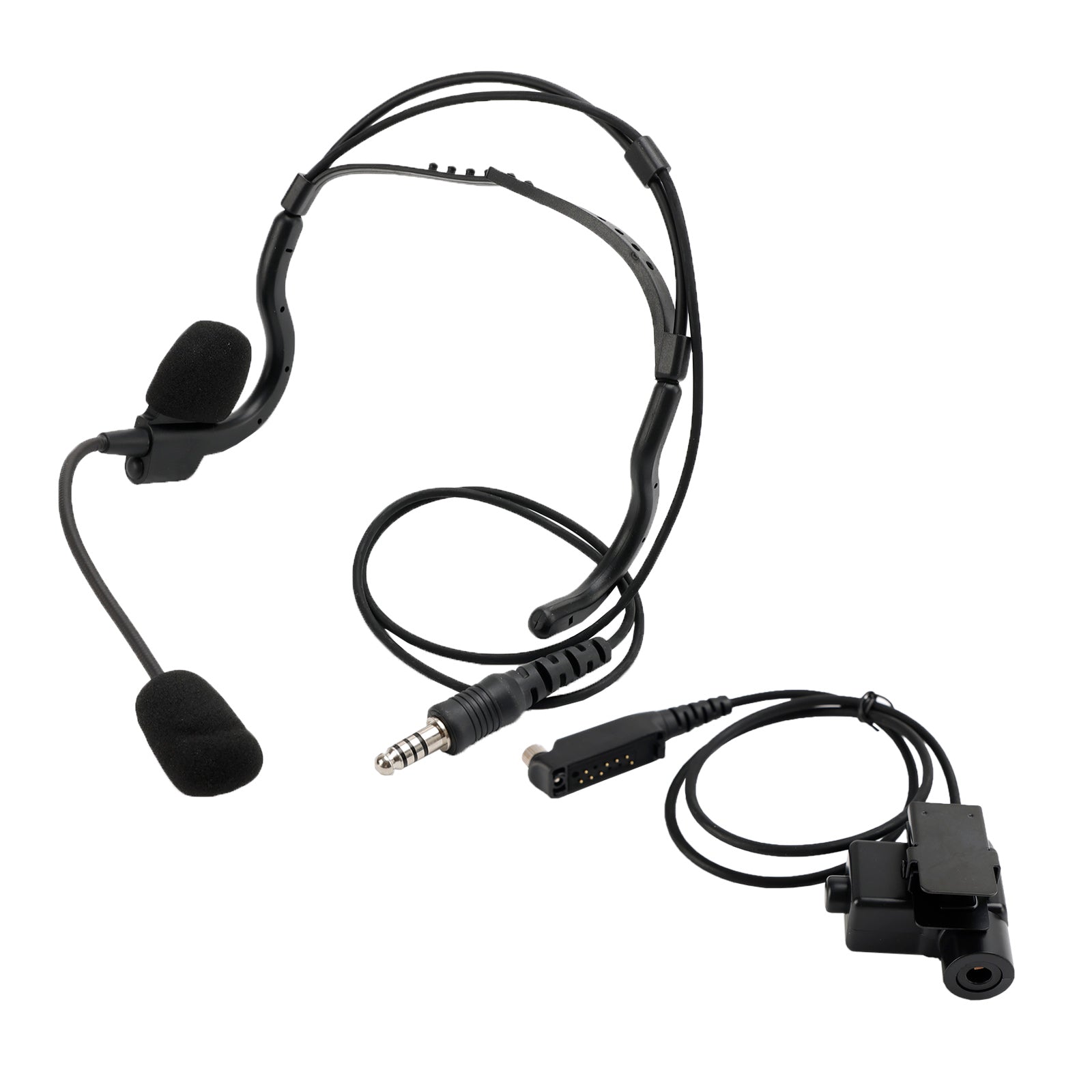 7.1-C8 Achtermontage Grote Plug Tactische Headset Voor Sepura STP8000 STP8030 STP8035