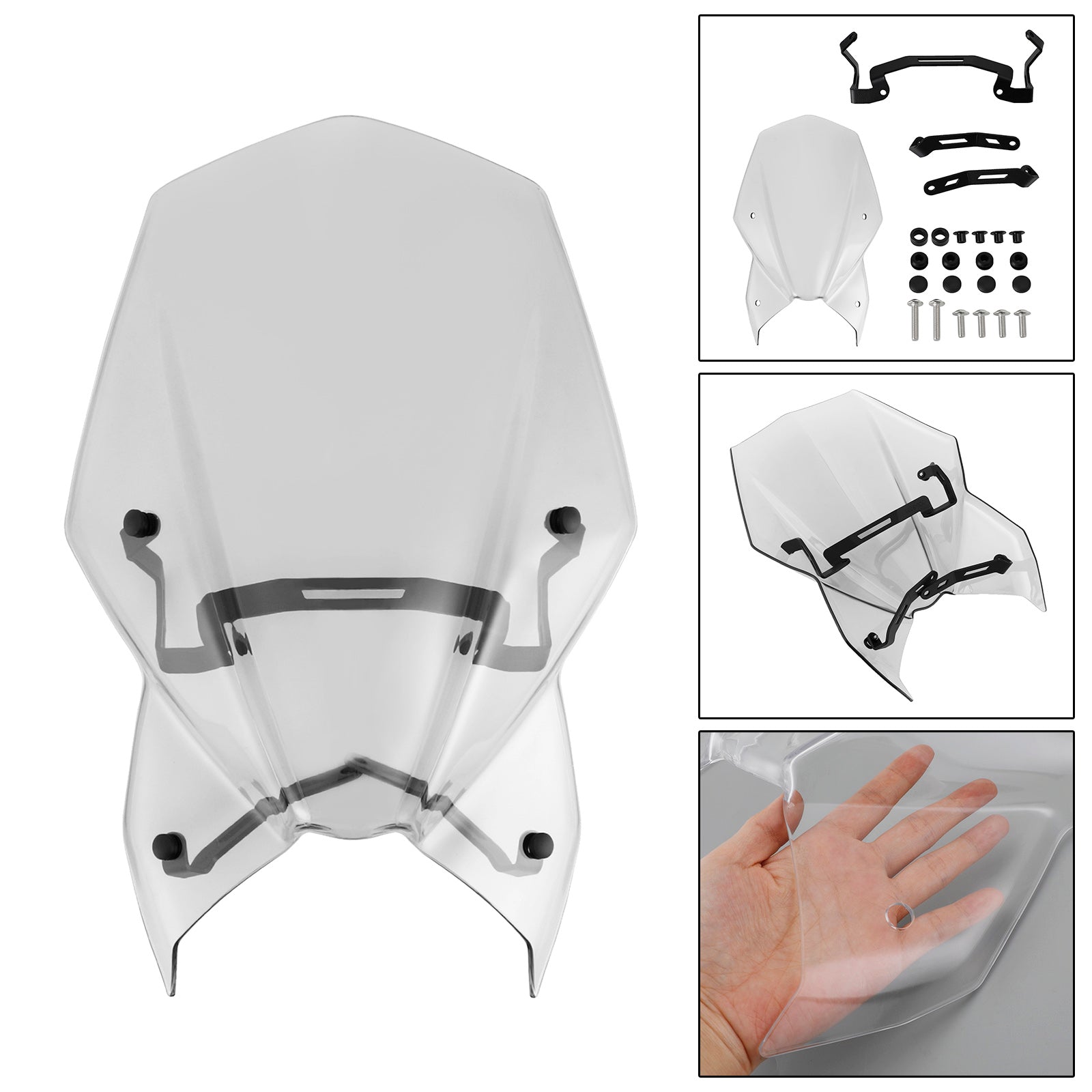 ABS motorsykkel frontrute vindskjerm passer for Suzuki GSX-S 1000 2021-2022