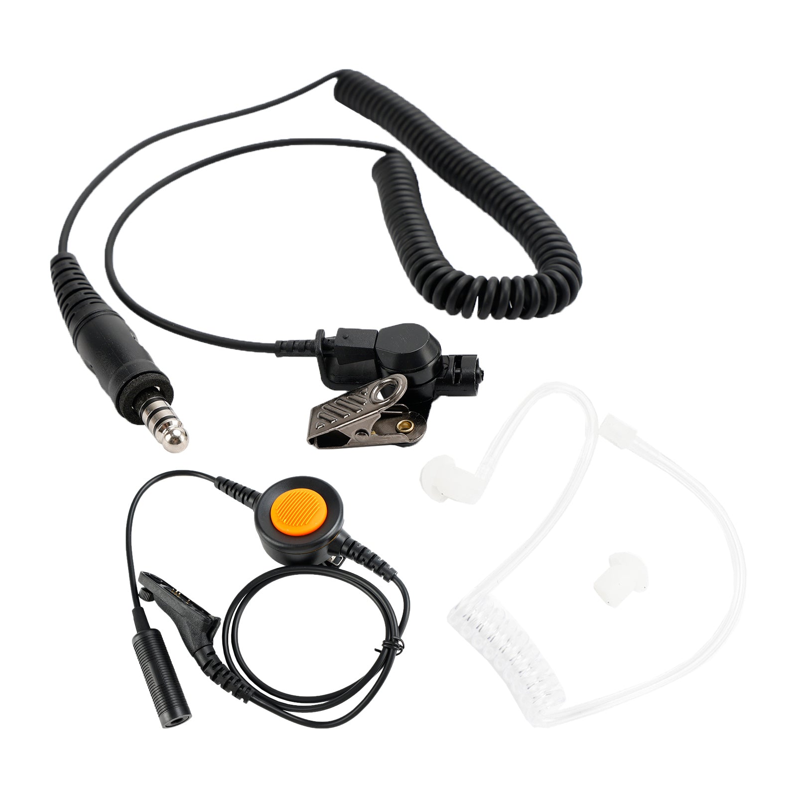 Voor DP3400 DGP4150 APX4000 6-Pin U94 PTT 7.1-A3 Enkele Transparante Buis Headset