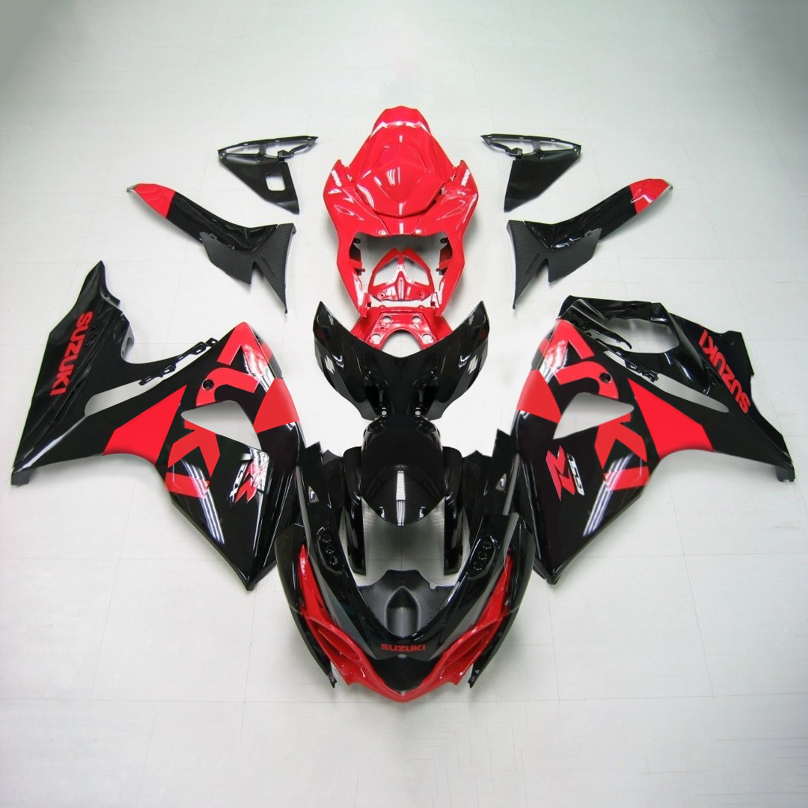 2009-2016 Suzuki GSXR1000 K9 Amotopart Injection Fairing Kit Bodywork Plastic ABS #115