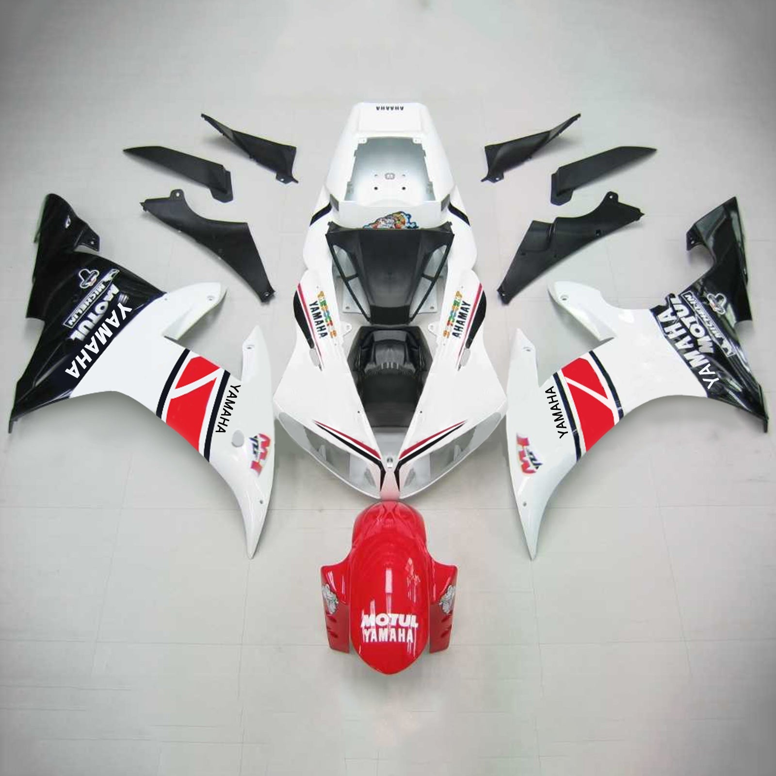 2002-2003 Yamaha YZF 1000 R1 Kit de carénage d'injection carrosserie plastique ABS #105