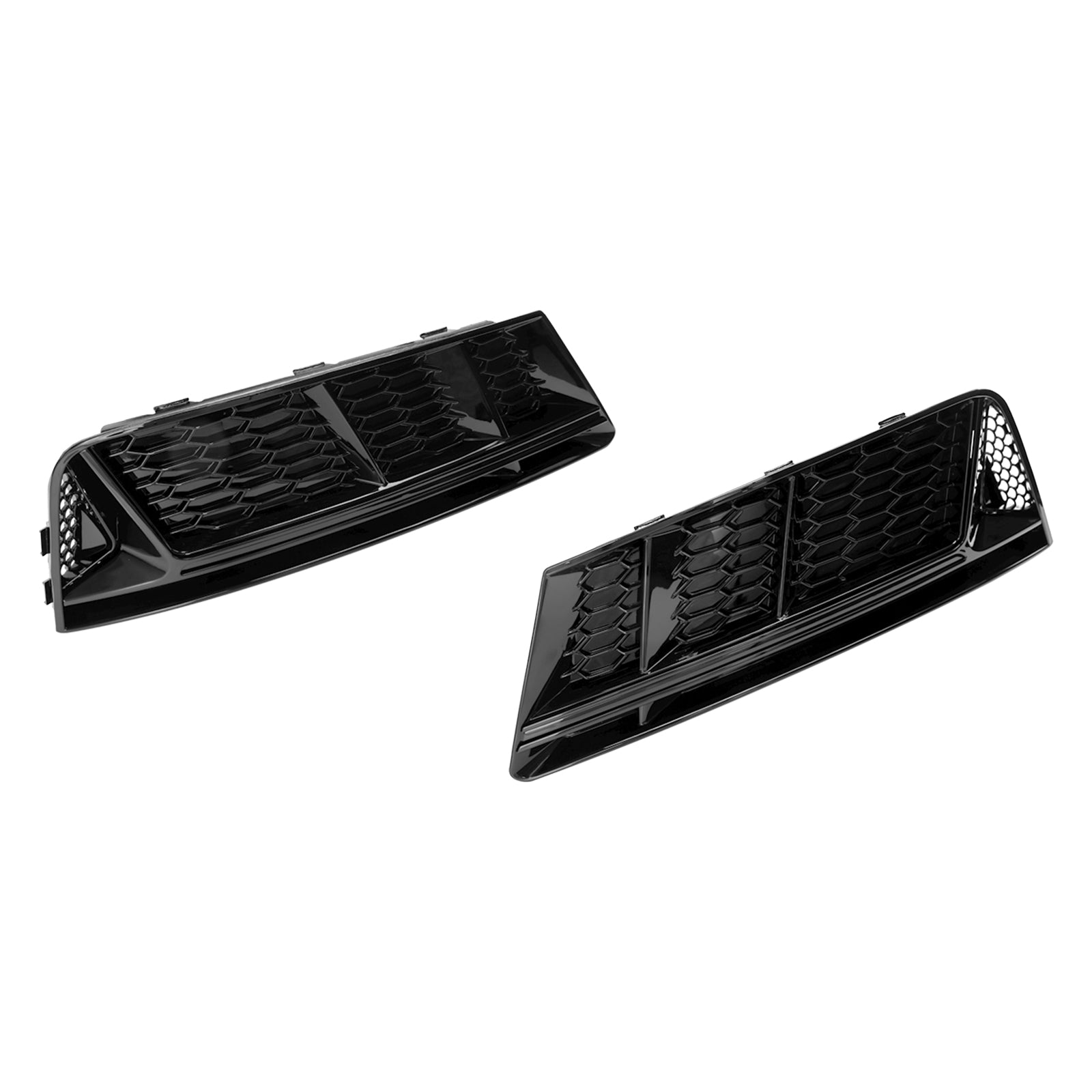 2016-2018 AUDI A4 B9 Grille de phare antibrouillard avant Grille de pare-chocs inférieure chromée