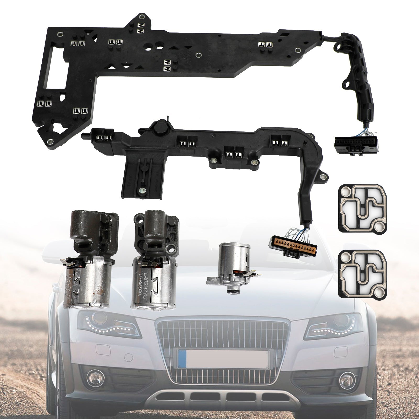 0B5 DSG Mechatronica Reparatiebord Transmissieharnas met elektromagneten voor Audi