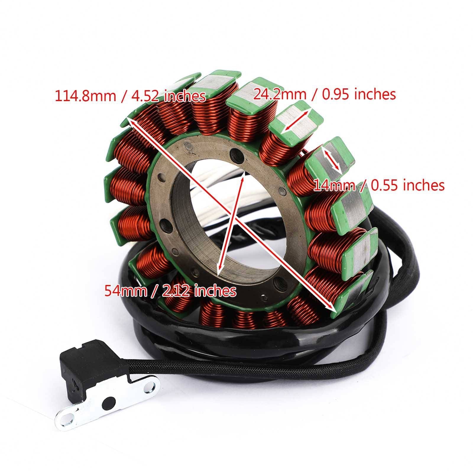 Areyourshop Stator d'alternateur adapté pour Yamaha XVS 650 Drag Star V-Star Classic Custom 04-17 générique