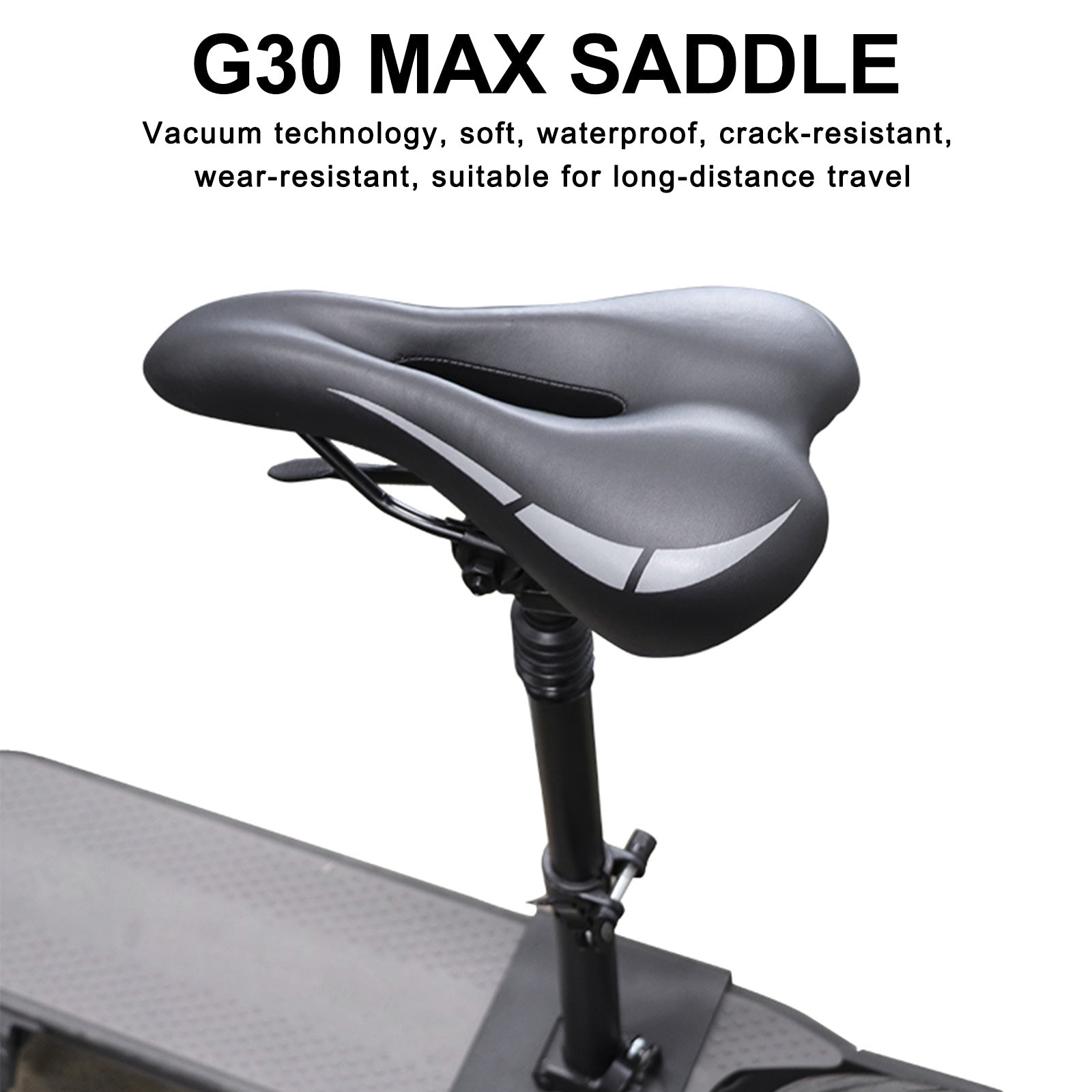 Siège de Scooter électrique pliable, selle de planche à roulettes réglable pour NINEBOT G30 MAX