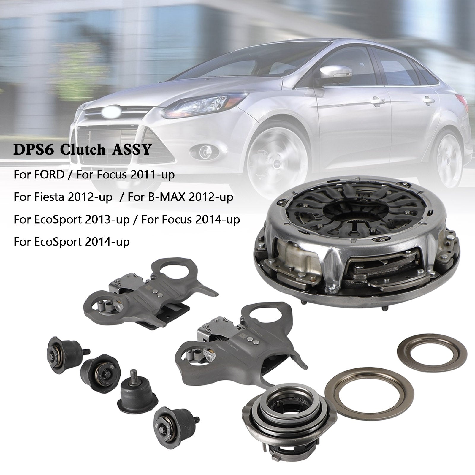 Kit d'embrayage 6DCT250 DPS6, Transmission automatique à double embrayage pour Ford Focus Fiesta