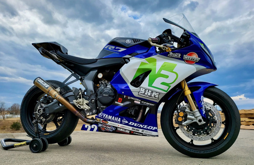 2021-2024 Yamaha YZF-R7 kåpesett Karosseri Plast ABS