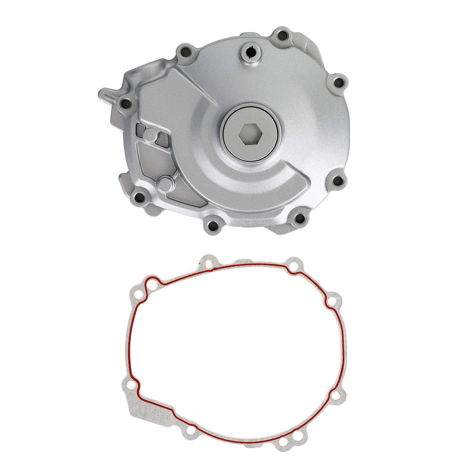 Silver Left Engine Stator Crankcase Crank Case Cover Fit For YAMAHA YZF R1 15-19 Generic