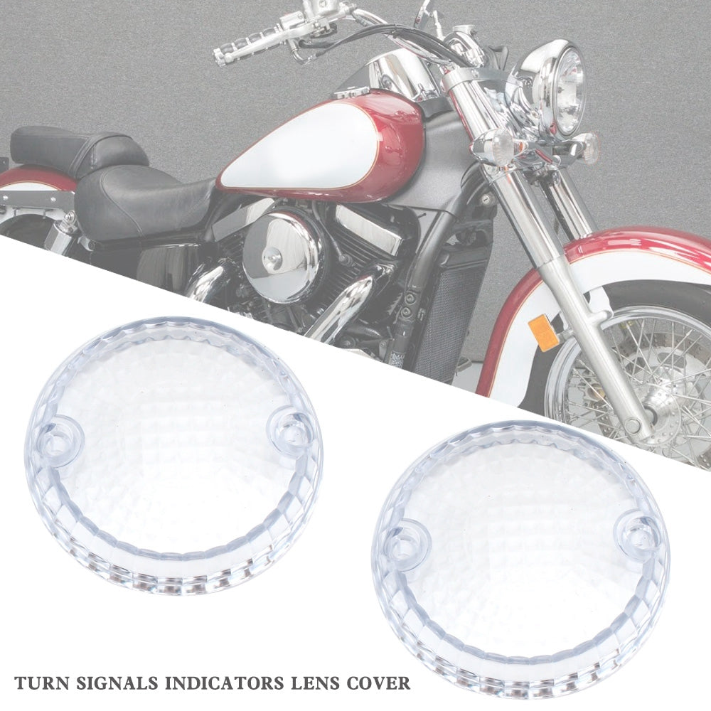 Yamaha Kawasaki Vulcan 1500 VN Turn Signals Indicators Lens Cover