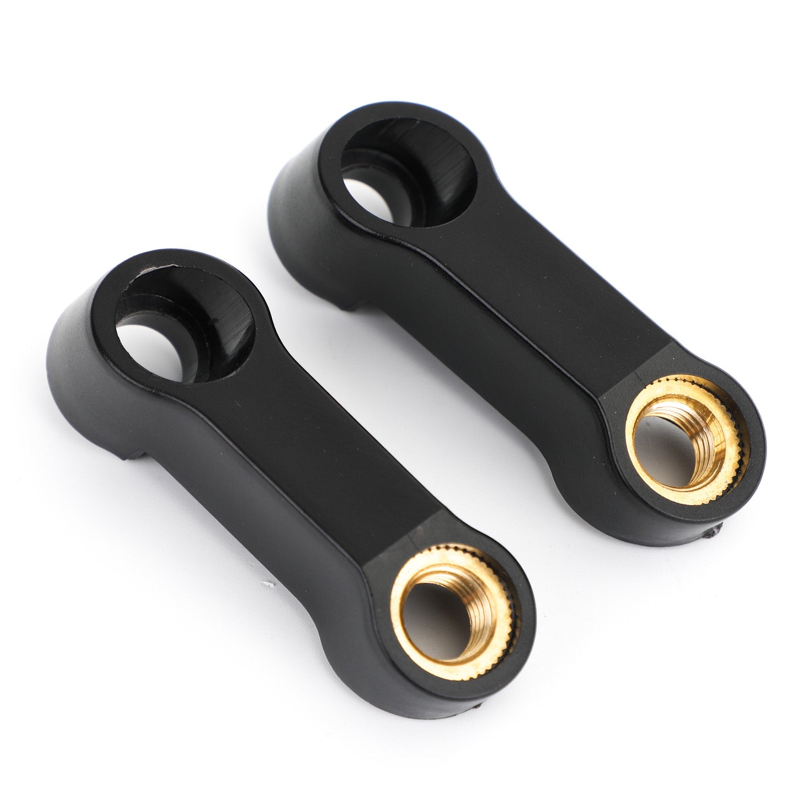 Support d'extension de rétroviseur de moto noir 10mm M10 adapté pour Honda générique