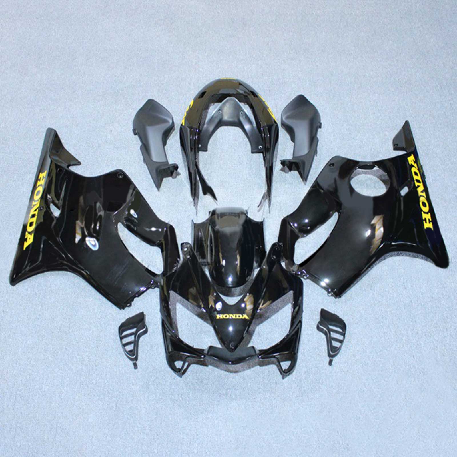 2004-2007 Honda CBR600 F4i Injectiekuipset Carrosserie Kunststof ABS #136