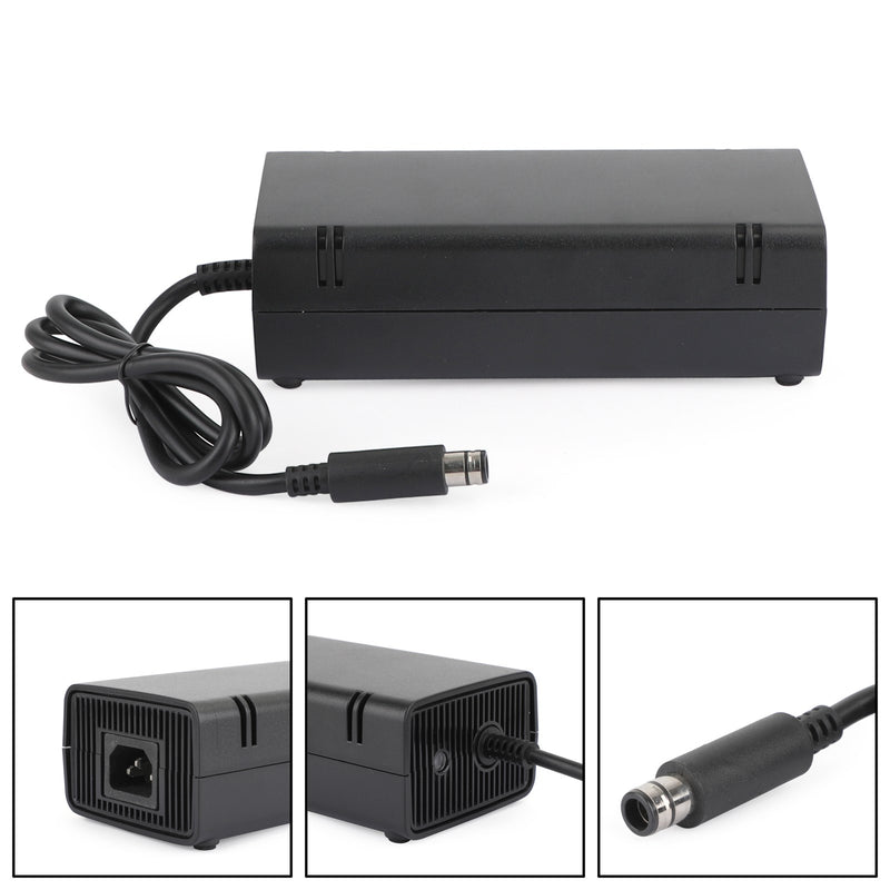 Power Supply AC Adapter 115W Power Cord Cable Fit for Xbox 360 E UK Plug