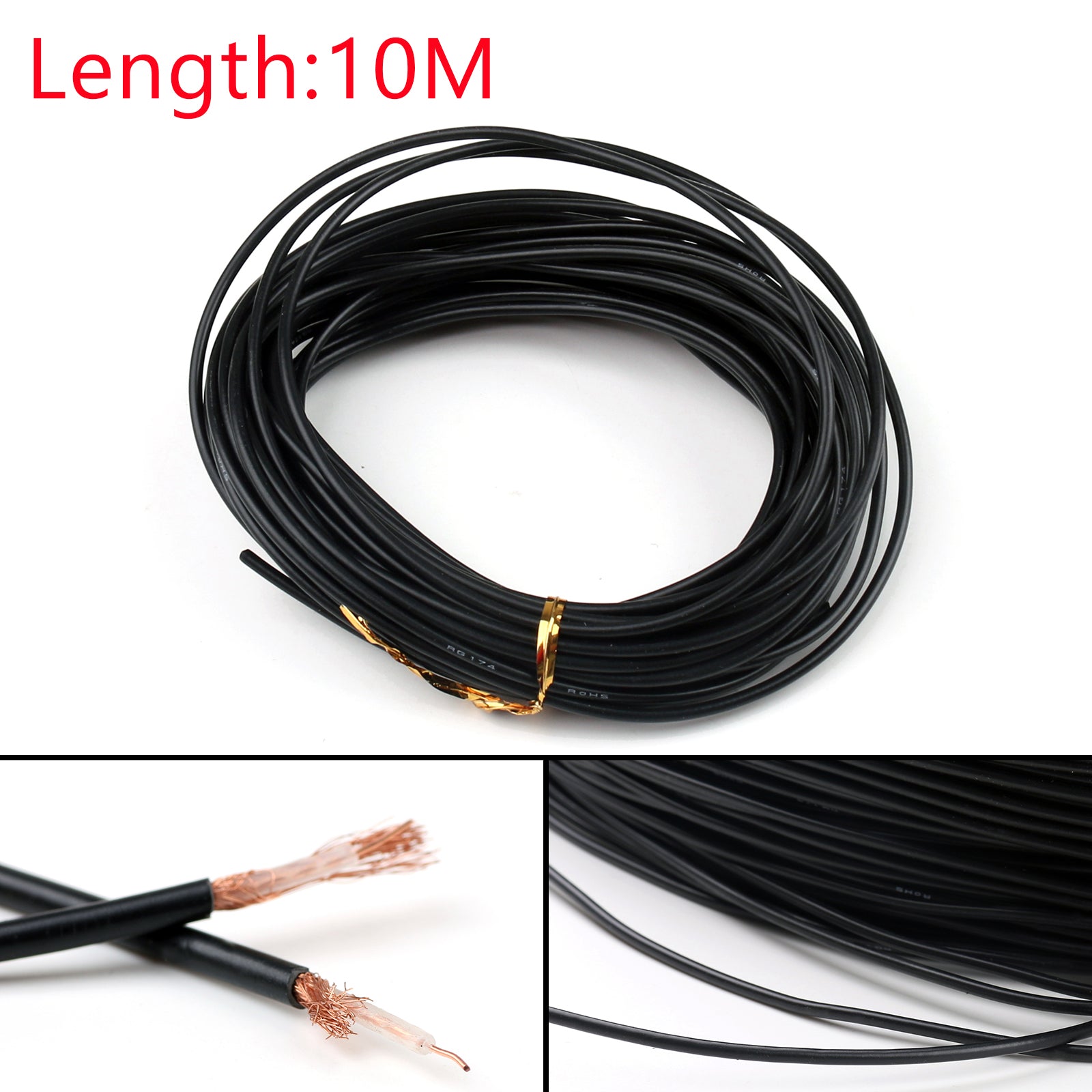 RG174 RF-coaxiale kabelconnector 50ohm M17/119-RG174 overhaalt Pigtail