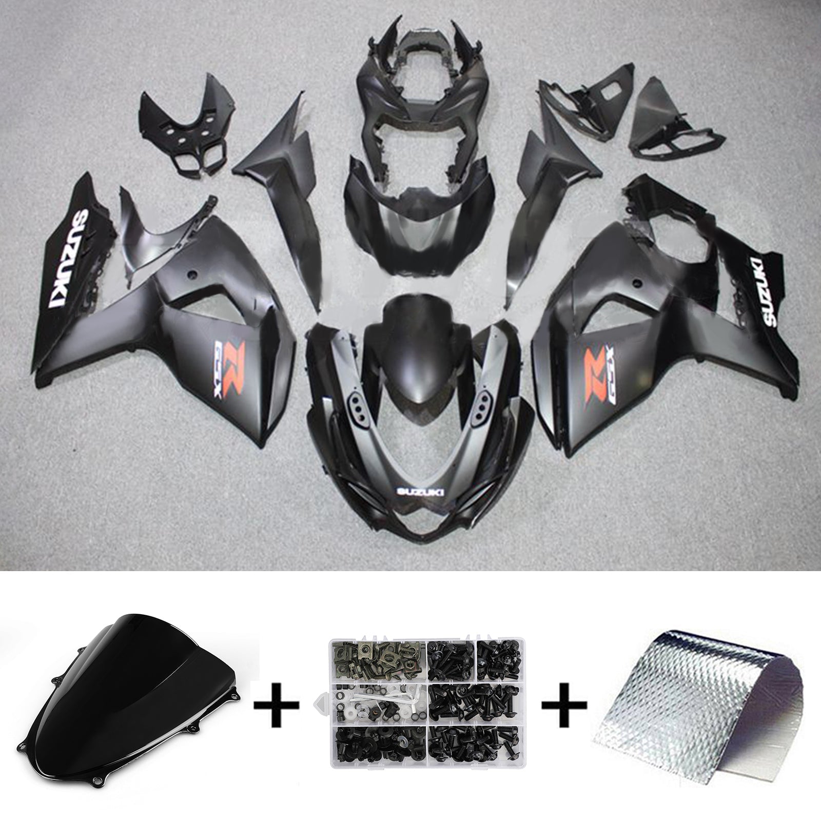 2009-2016 Suzuki GSXR1000 K9 Fairing Kit Bodywork Plastic ABS