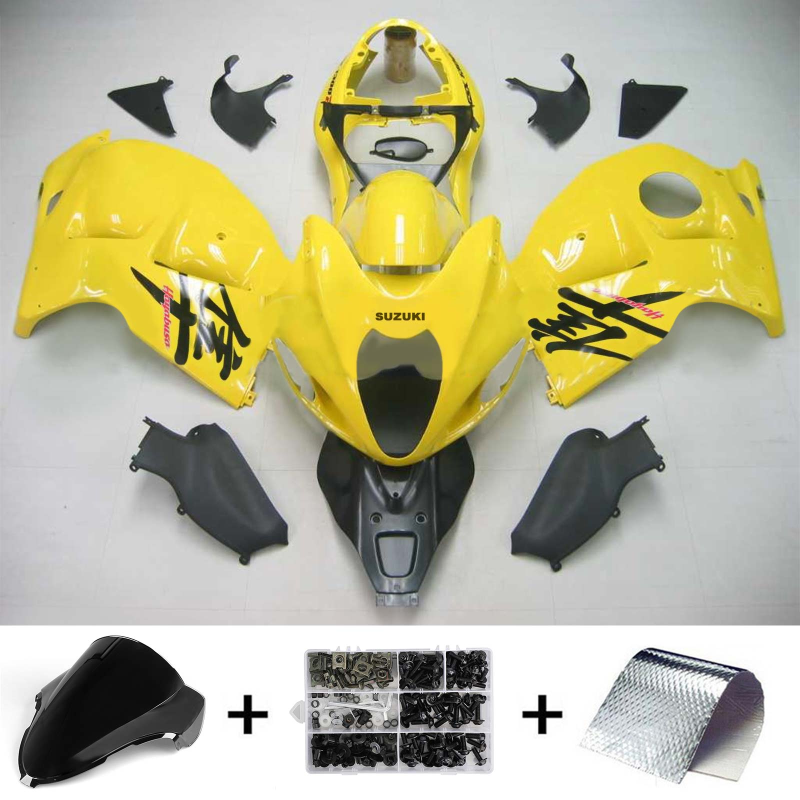 1999-2007 Suzuki Hayabusa GSX1300 Amotopart injectiekuipset carrosserie kunststof ABS #126