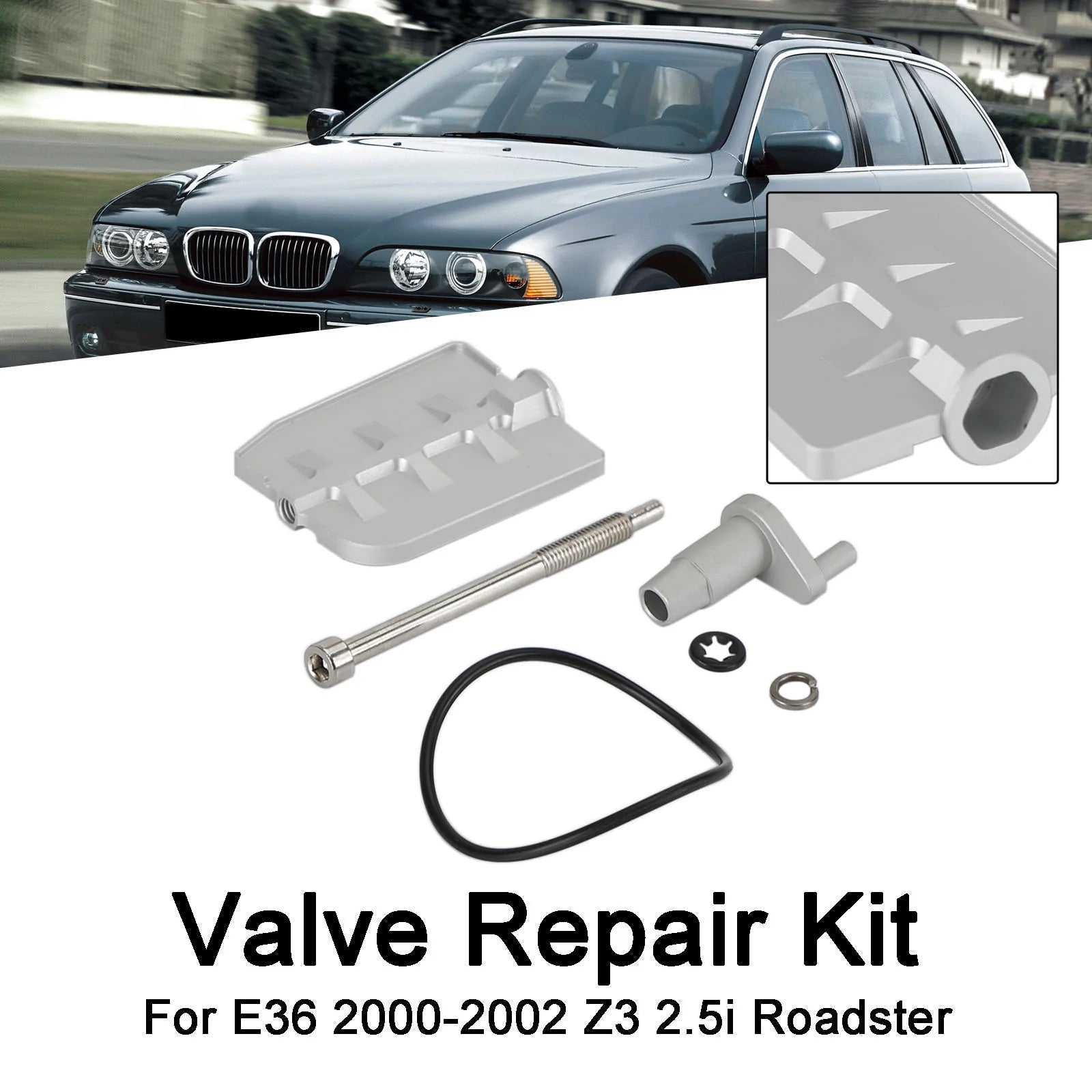 BMW DISA Fix Overhaul M54 2.2 2.5 Aluminium Valve Repair Kit Rebuild Rattle X8R0043, 11617544806, 11617502269, 7544806, 7502269