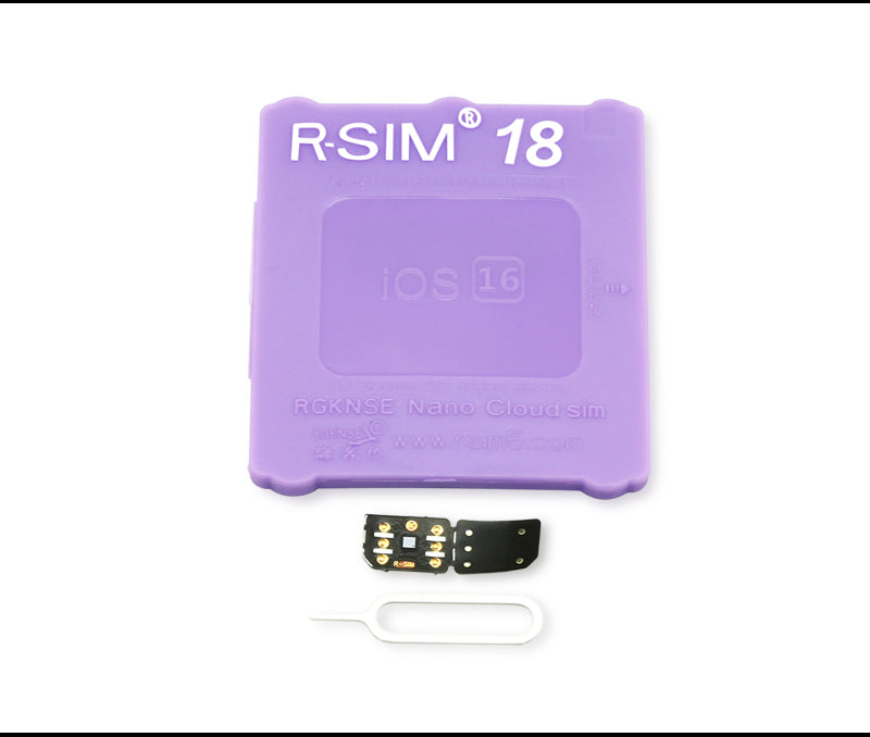 R-SIM 18 Nano Ontgrendel RSIM-kaart Geschikt voor iPhone 14 13 Pro MAX 12 Pro 11 X IOS 16