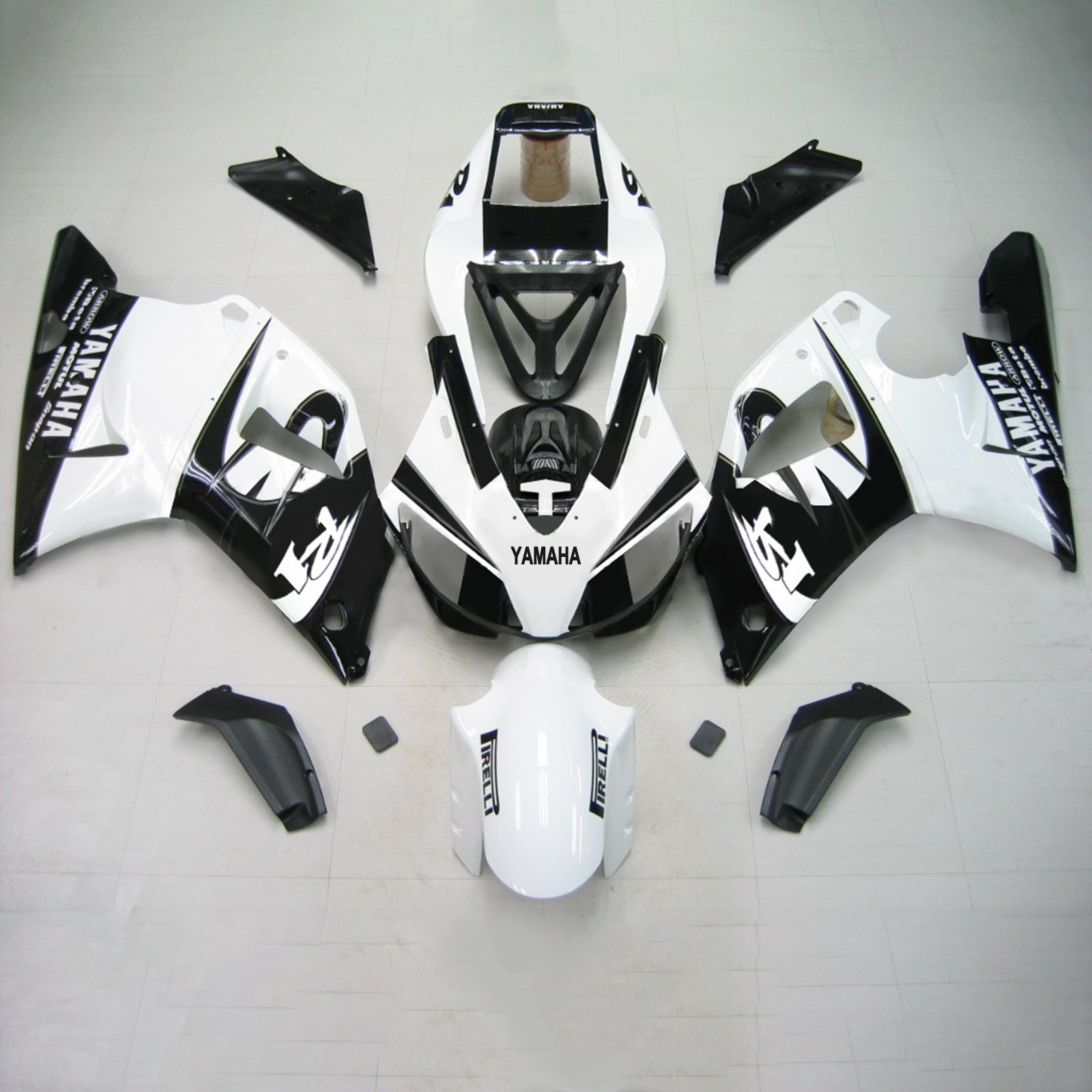 1998-1999 Yamaha YZF 1000 R1 Kit de carénage d'injection carrosserie plastique ABS #108