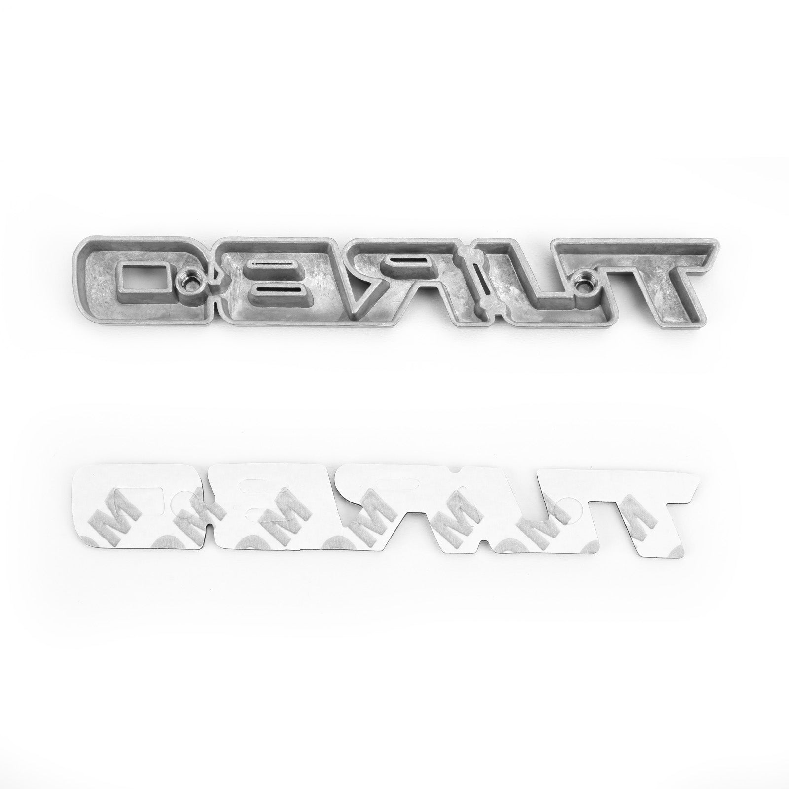 Métal 3D Turbo Logo Emblème De Voiture Badge Autocollant Coffre Pare-chocs Autocollant Argent Générique