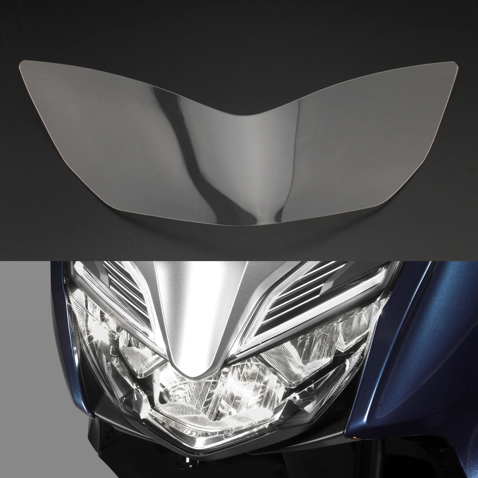 Front Headlight Lens Guard Protect Lens Fit For Honda Forza 300 2018-2019 Smoke Generic