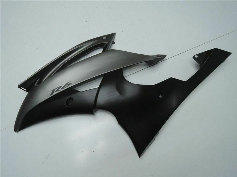 Kuipinjectie Plastic Body Kit Geschikt voor YAMAHA YZF-R6 2008-2016 Grijs Zwart Generiek