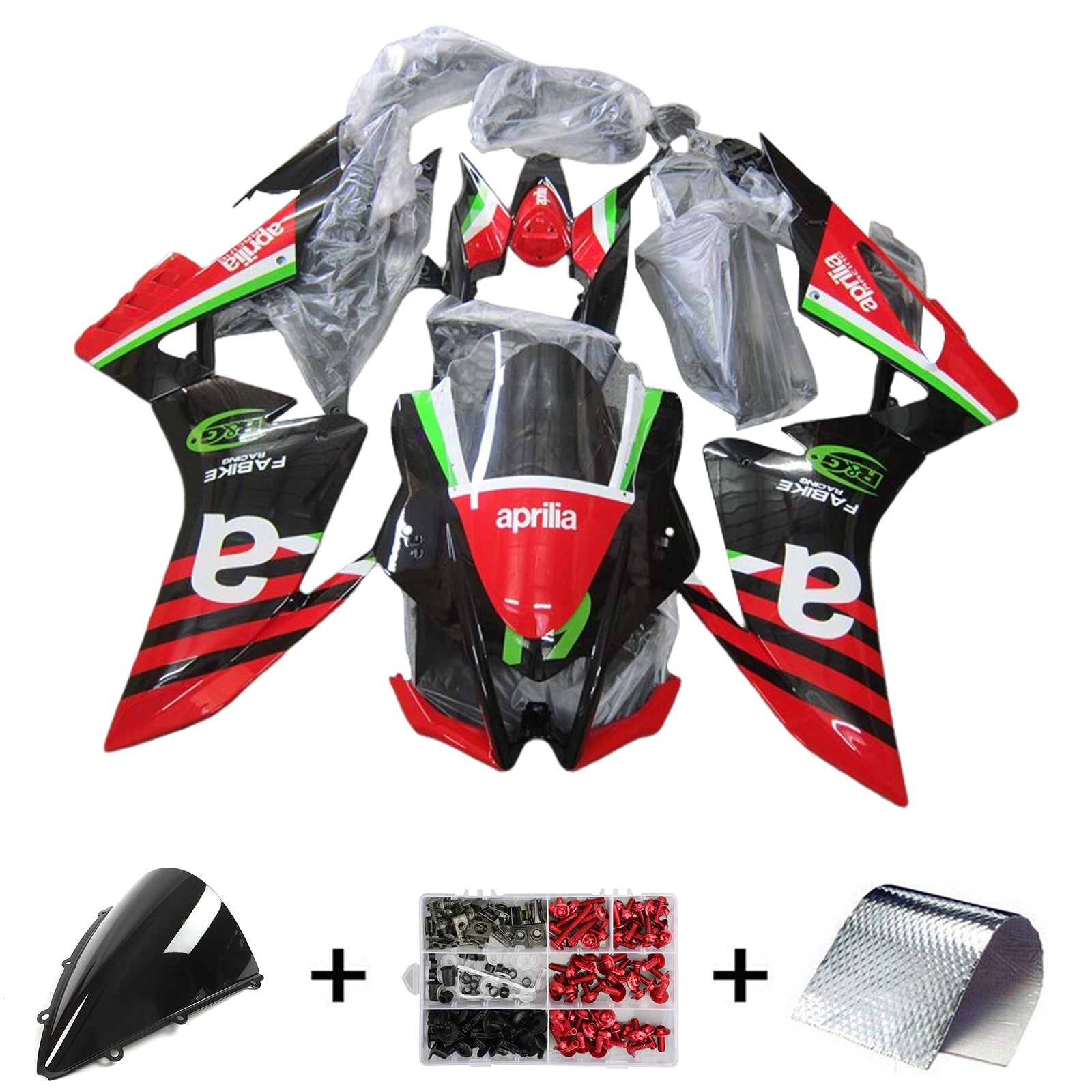 2016-2018 Aprilia RSV4 1000 Kit Carénage Carrosserie Plastique