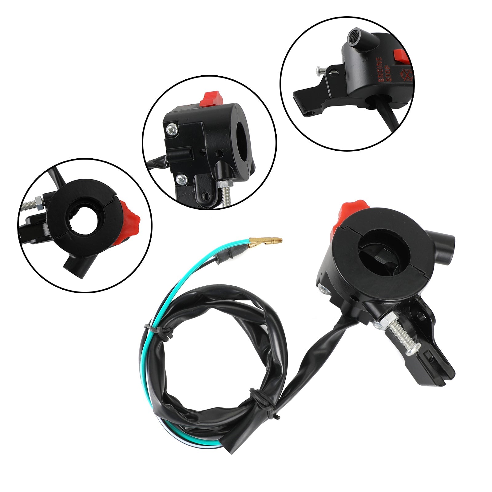 Starter Stop Switch Kill Switch Housing For Honda CRF50F 04-21 35130-GEL-D61 Generic