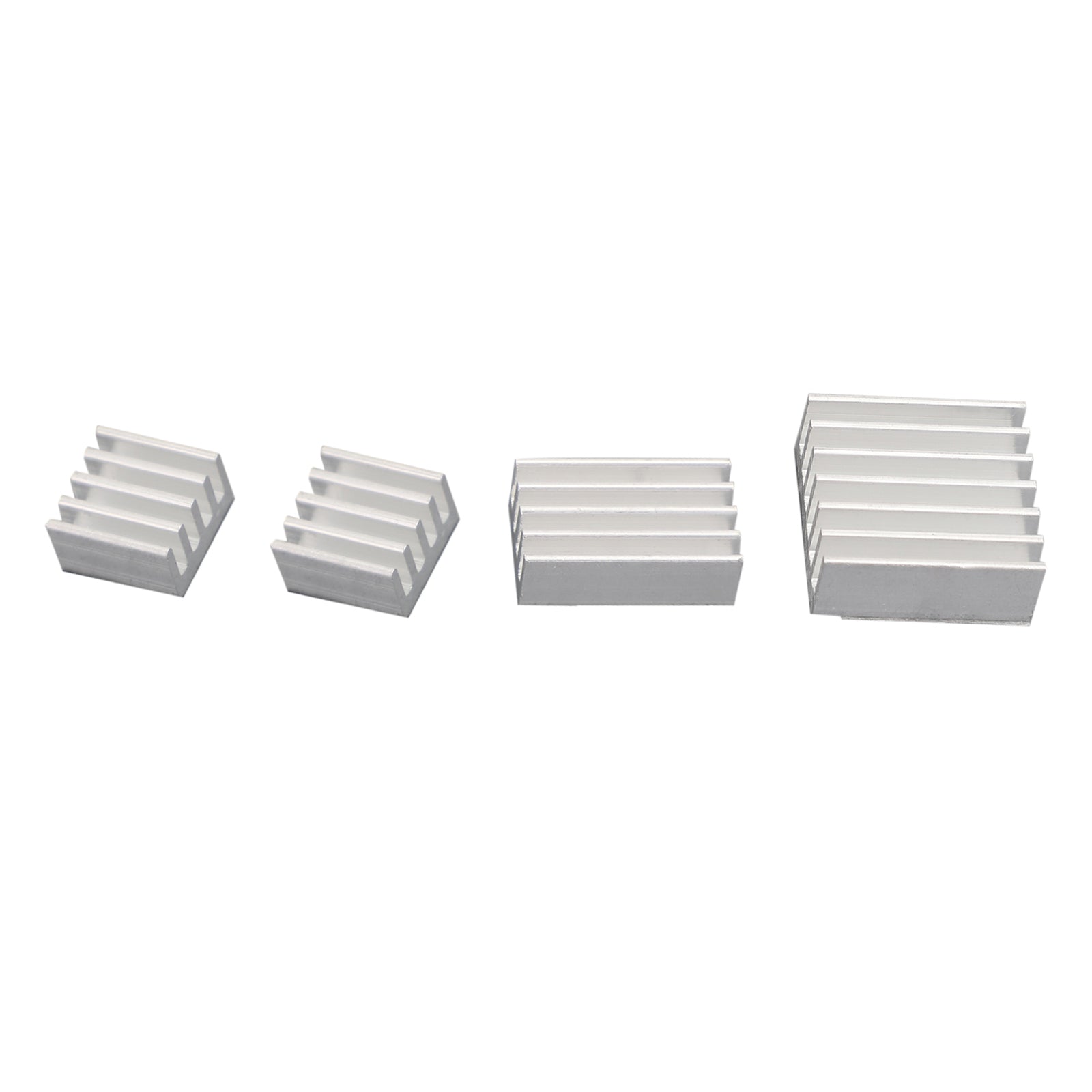 4PCS Radiator Cooler Kit Aluminum Heatsink for Raspberry Pi 4B with Sticker