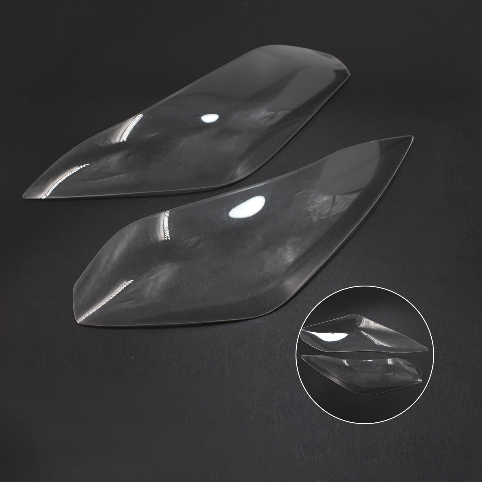 Koplamp Lens Guard Protector Fit Voor Kawasaki Ninja 300 Versys 650 15-17 Rook Generiek