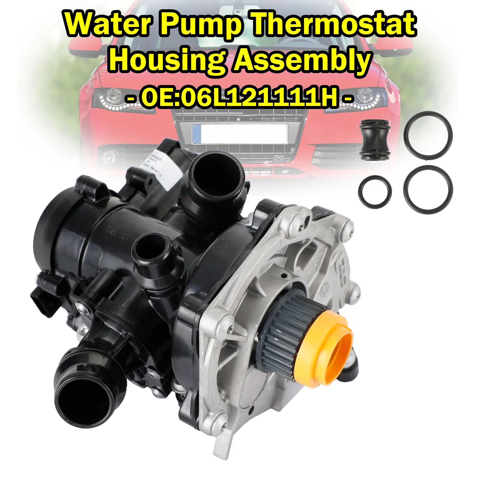 06L121111H Audi A4 A5 A6 A7 S1 S3 TT Waterpomp Thermostaat Behuizing Montage