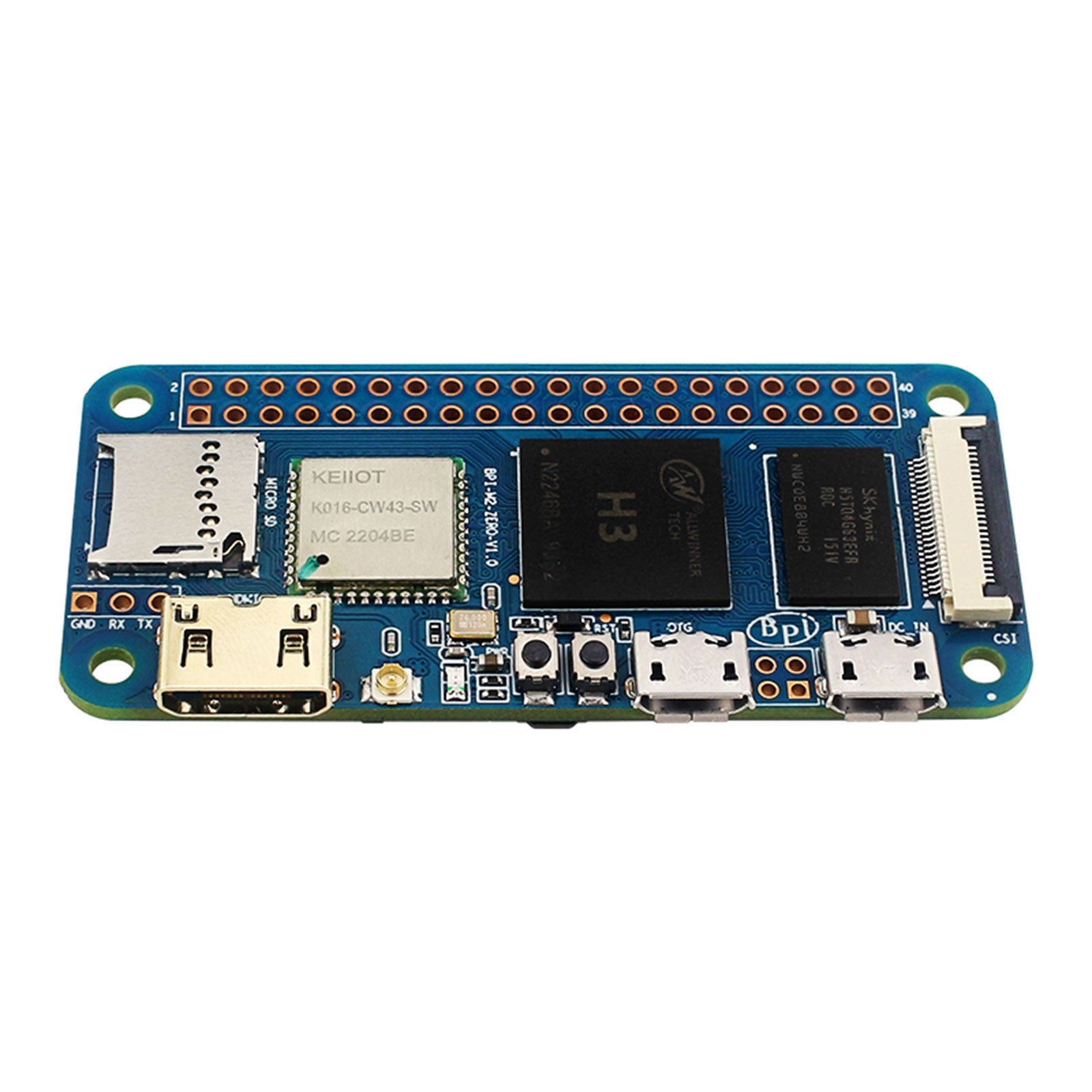 Carte de développement Zero Quad Core, ordinateur monocarte pour Banana Pi, BPI-M2