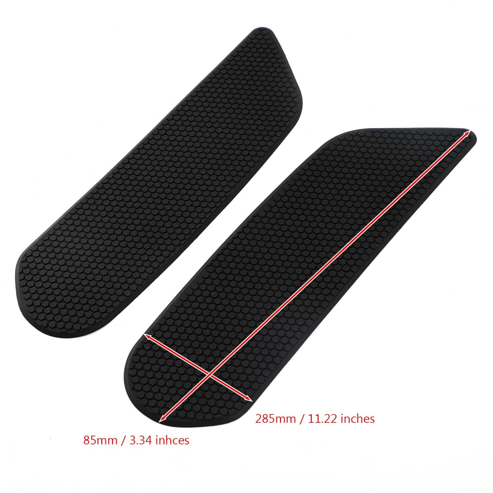 2x Side Tank Traction Grips Pads Geschikt voor Kawasaki Z900 2017 2018 2019 2020 Generiek