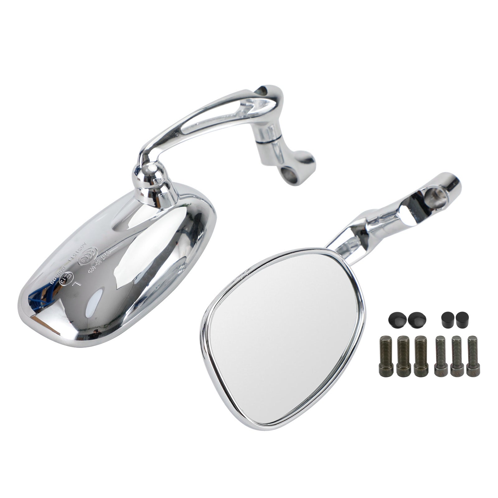 Cafe Racer Mirrors Custom For Suzuki Intruder C M 800 VS 600 750 800 VL 1500