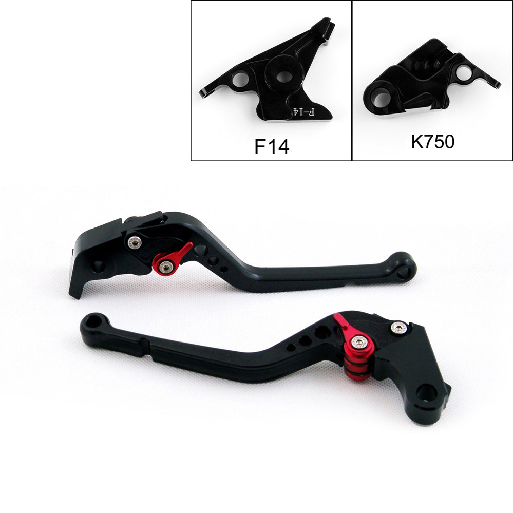 Brake Clutch Levers For Kawasaki ZX-6/ZZR600 ZX9R ZXR400 ZZR Z750S ER-5 ZR Black Generic