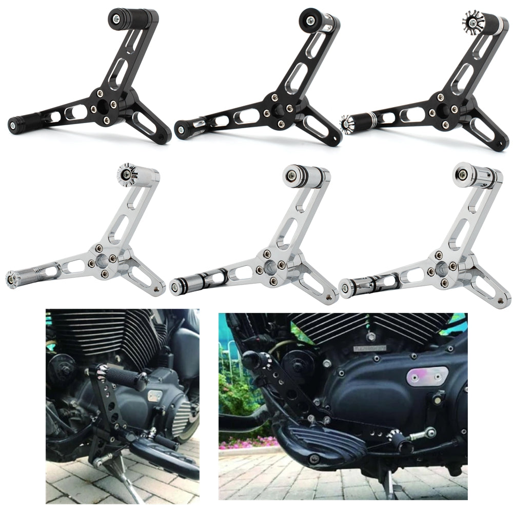 Motorcycle Pedal With Gearshift Lever Chrome A Fit For Sportster 883 1200 04-07