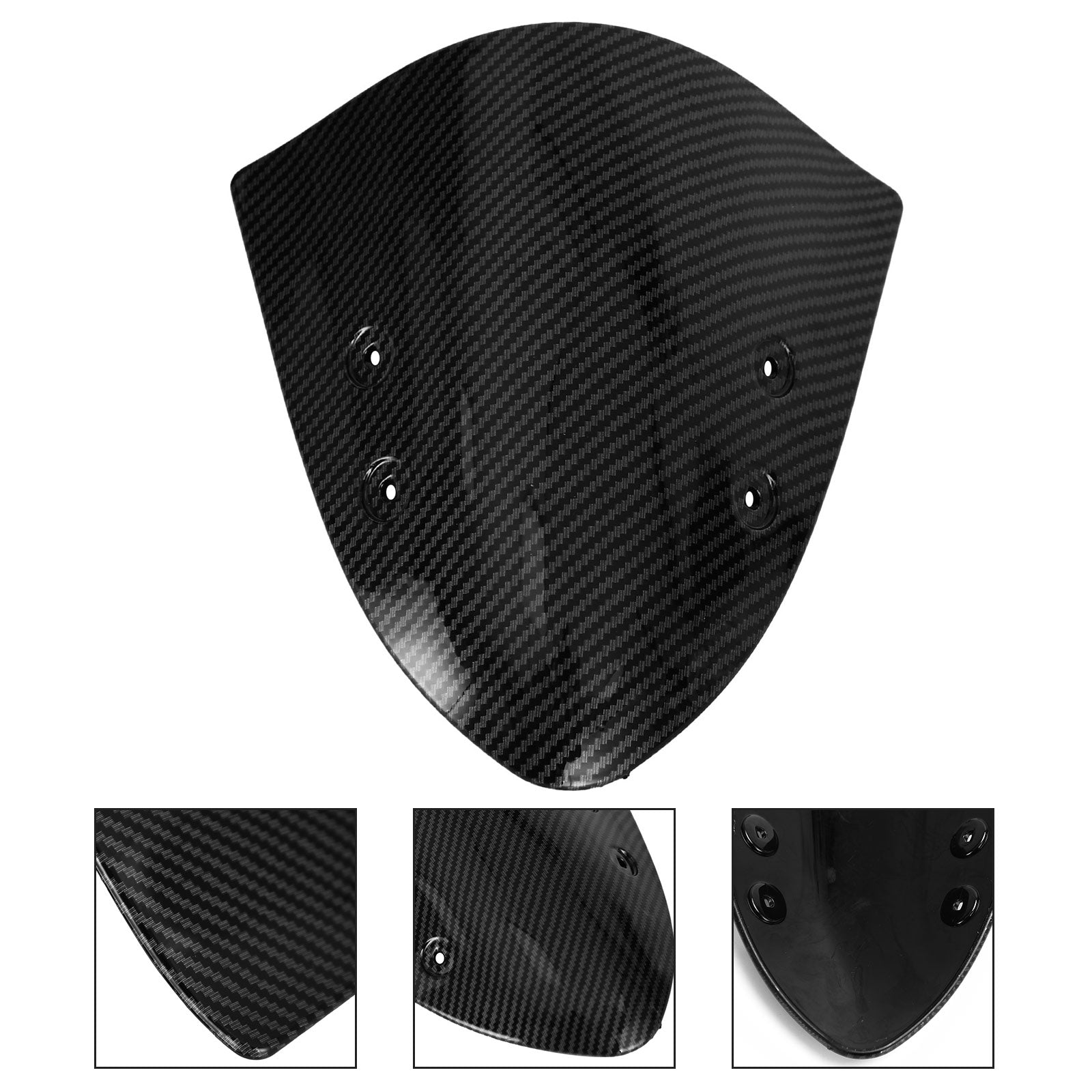 Carbon Front Nose Windshield Screen Cover Fairing for Kawasaki ER-6N 2009-2014 Generic