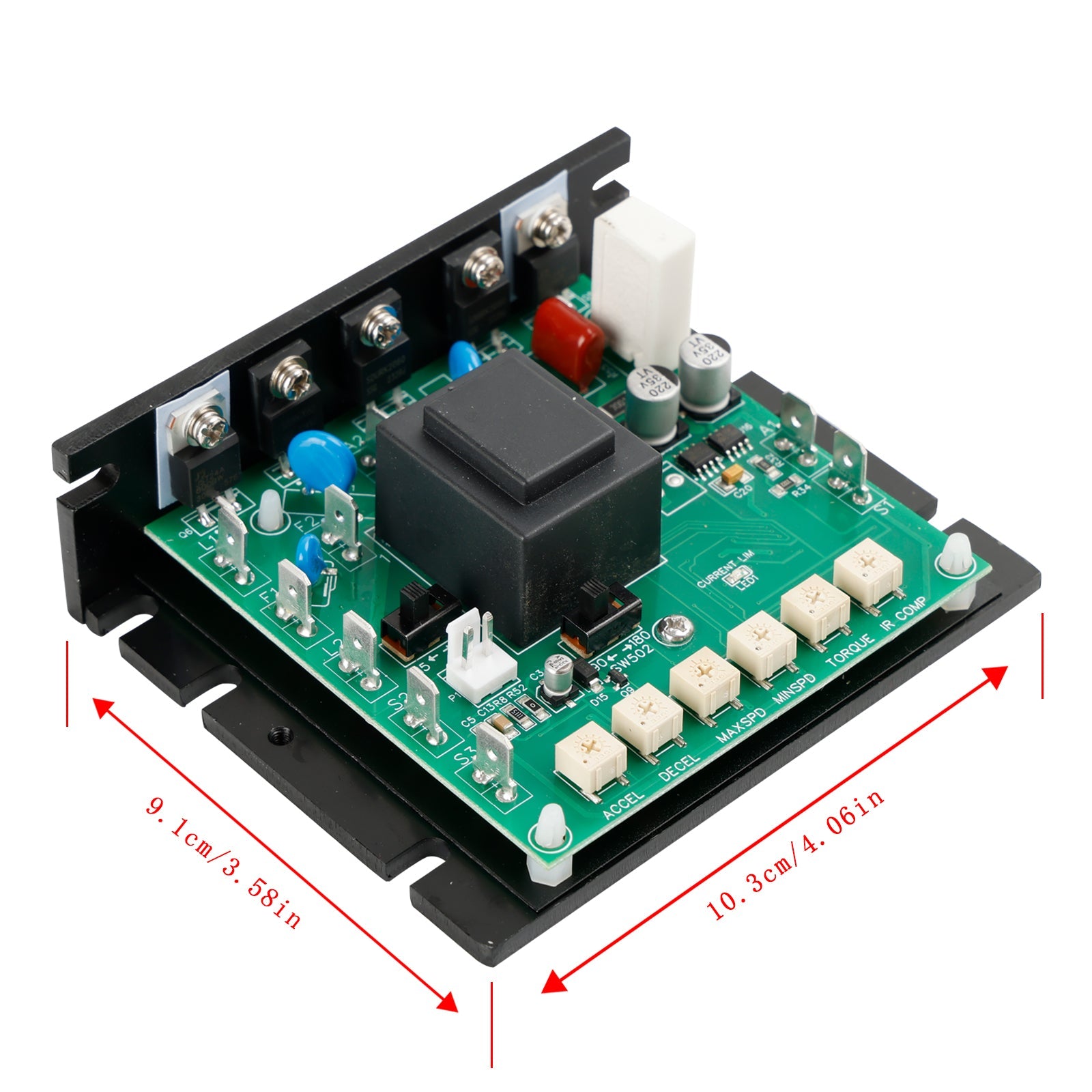 MM23001C DC-motorsnelheidsregelaar 115 of 230 volt AC-ingang