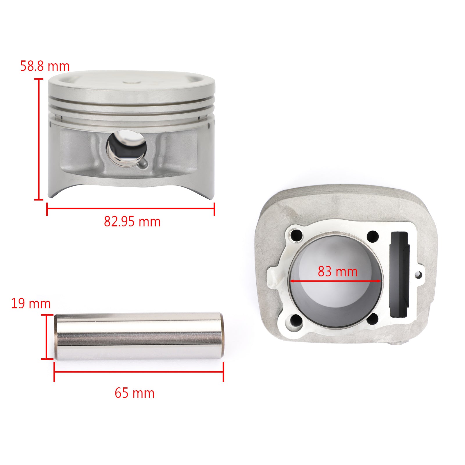 Kit de joint de Piston de cylindre, extrémité supérieure, pour Yamaha Bruin 350 2x4 4x4 2004 – 2006 générique