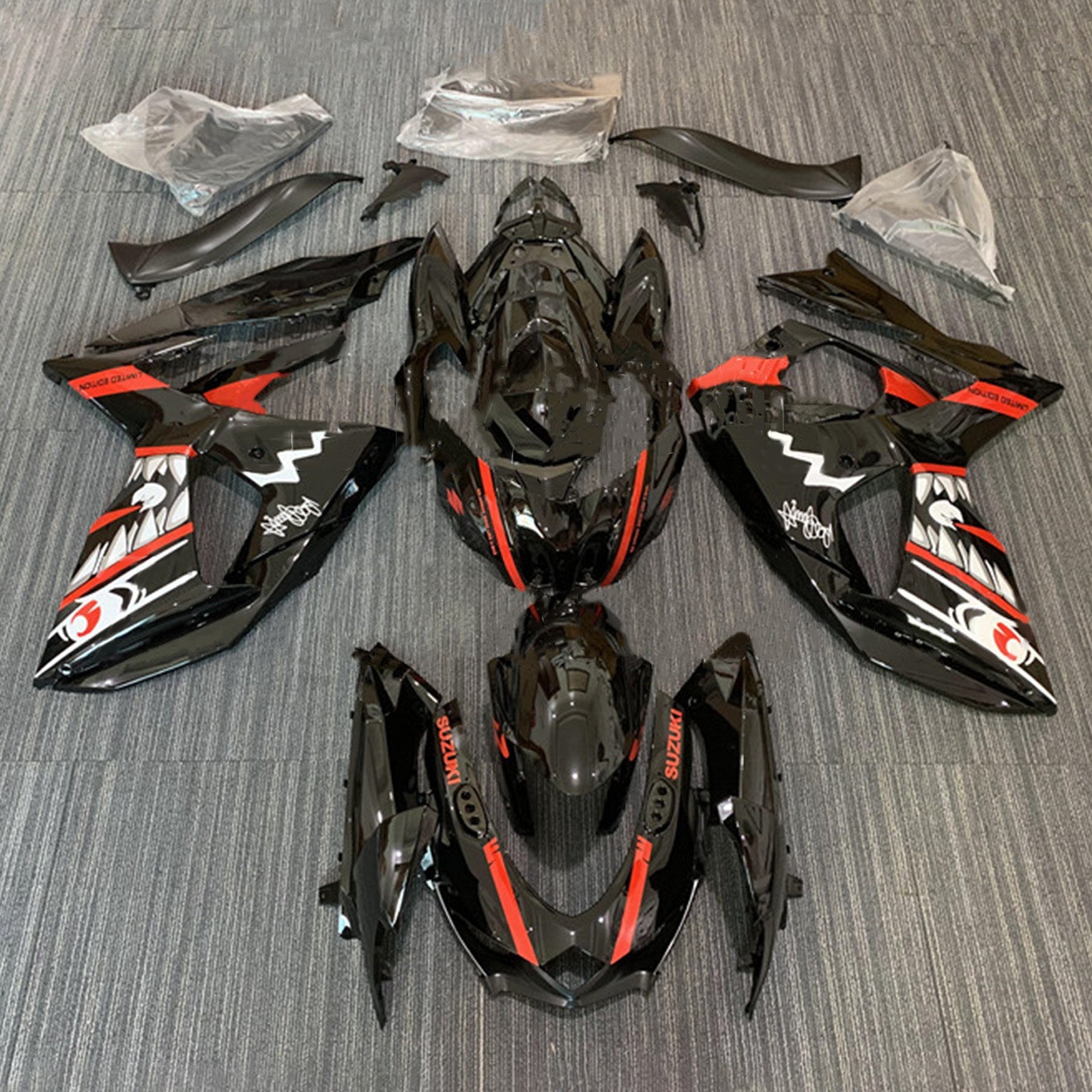 2009-2016 Suzuki GSXR1000 K9 Fairing Kit Bodywork Plastic ABS