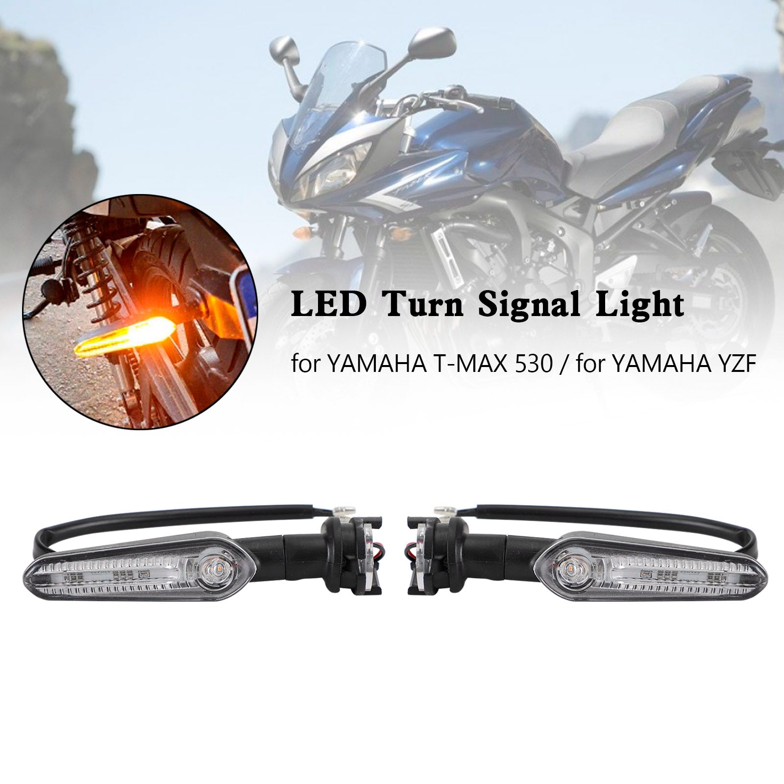 YAMAHA MT-25 MT-03 MT-07 MT-09 T7 LED-brekingsknipperlicht richtingaanwijzer