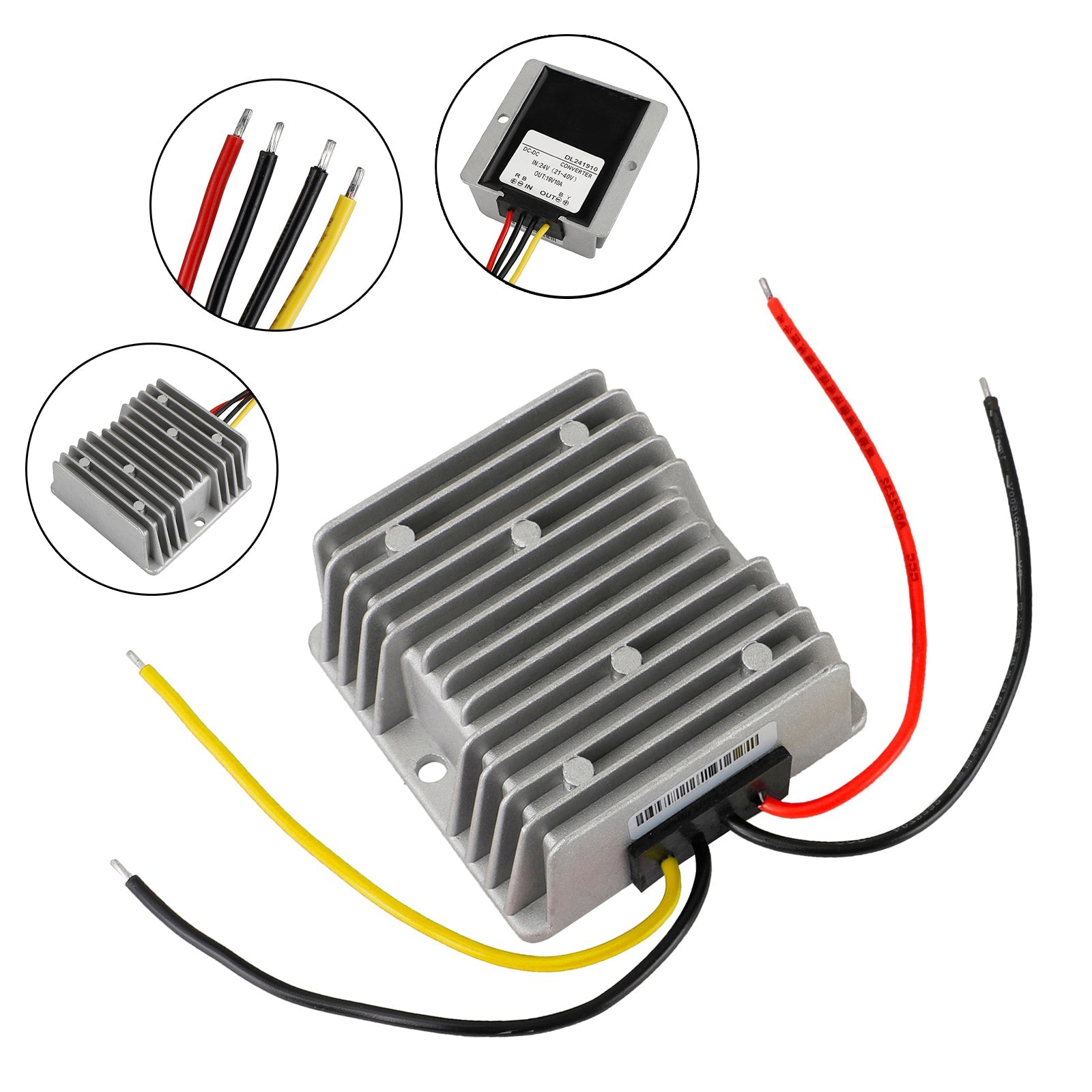 Waterdichte 24V naar 19V 10A 190W Step Down DC/DC Power Converter Regulator