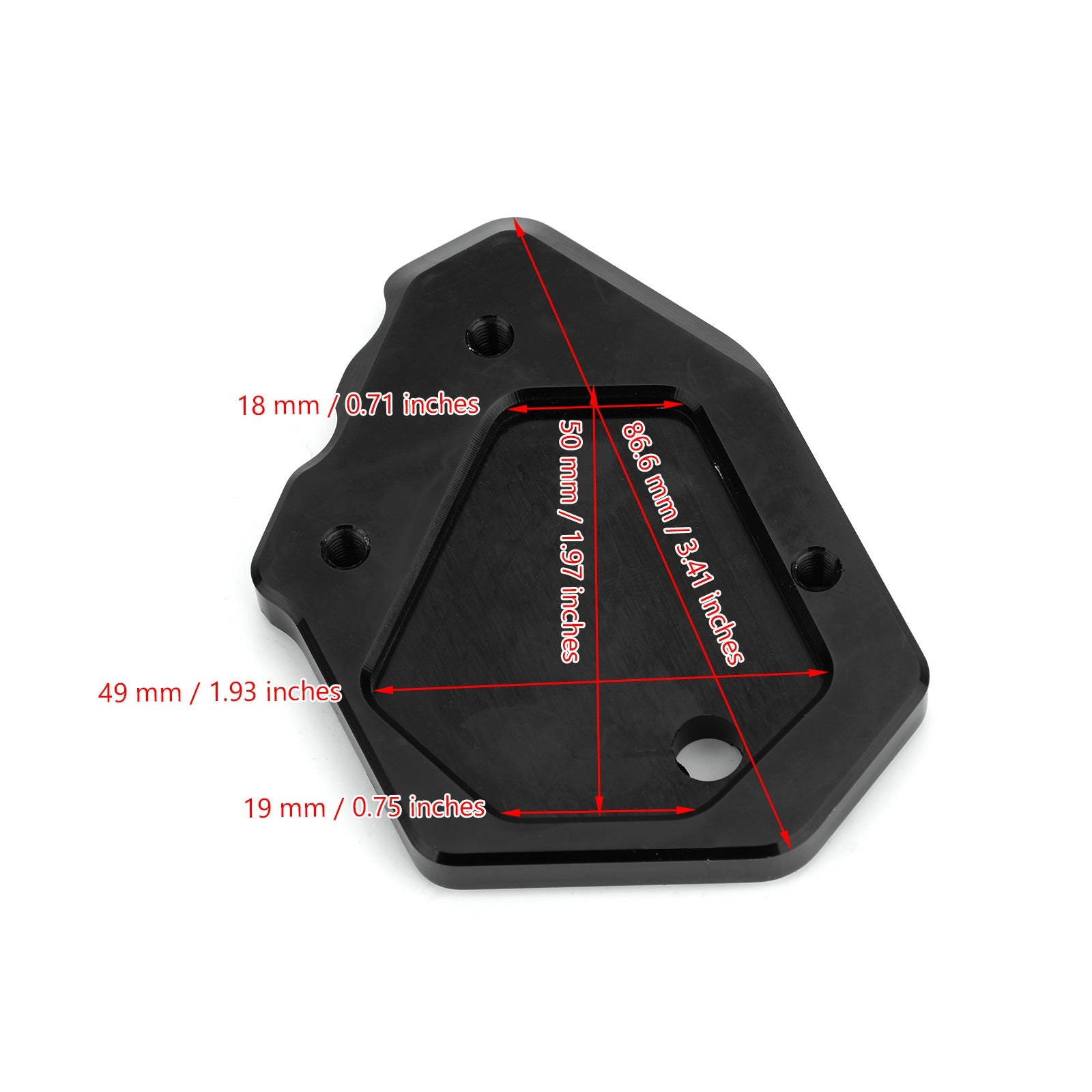 Extension de béquille latérale pour Benelli Leoncino 500 BJ250 TNT25 BJ300 générique