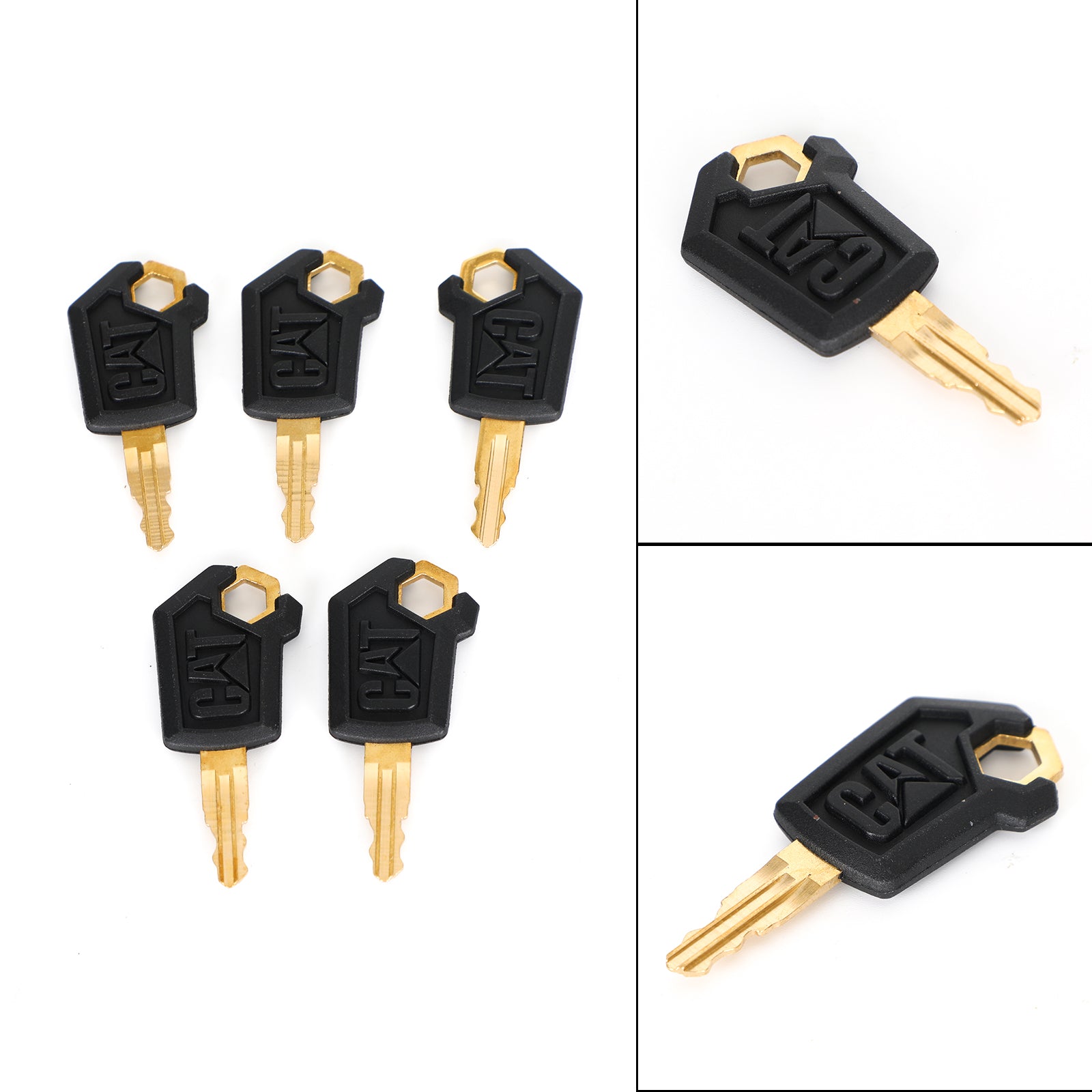 5 Master Keys For Caterpillar Heavy Equipment Ignition Key 5P8500