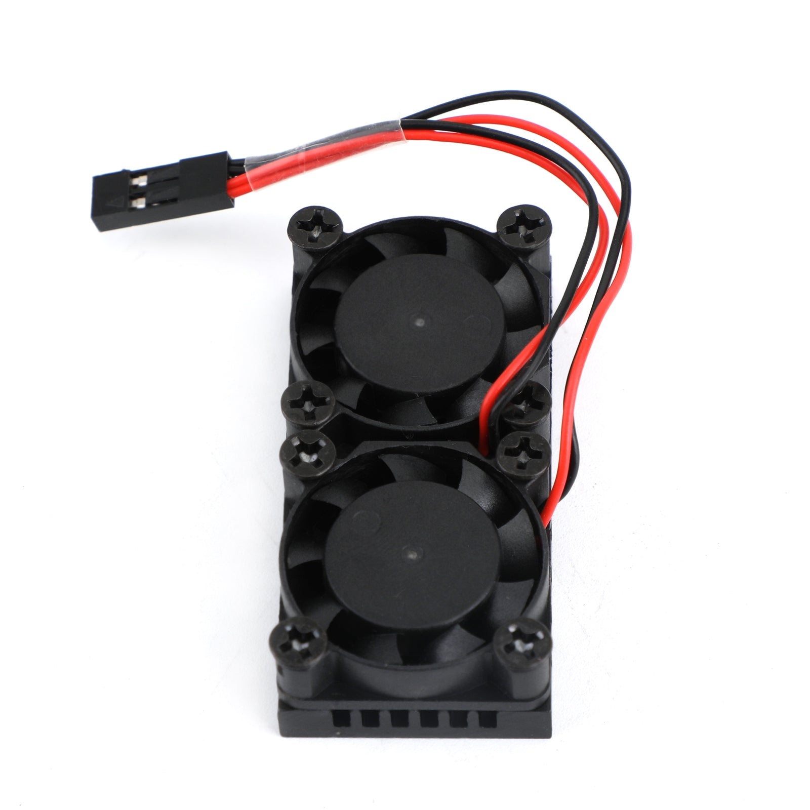 Double Dual Cooling Fan Square Fan Module With Heatsink for Raspberry Pi 4B 3B+