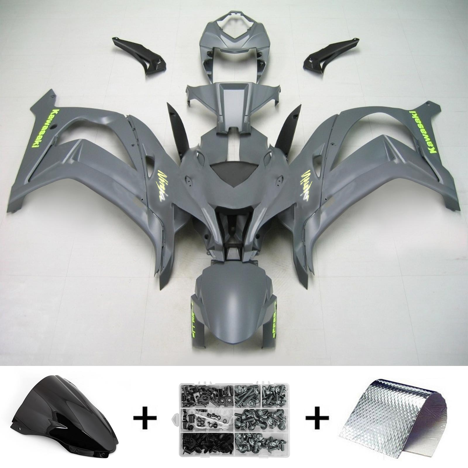 2021-2024 Kawasaki ZX-10R ZX10R Amotopart Injection Fairing Kit Kawasaki ABS #101